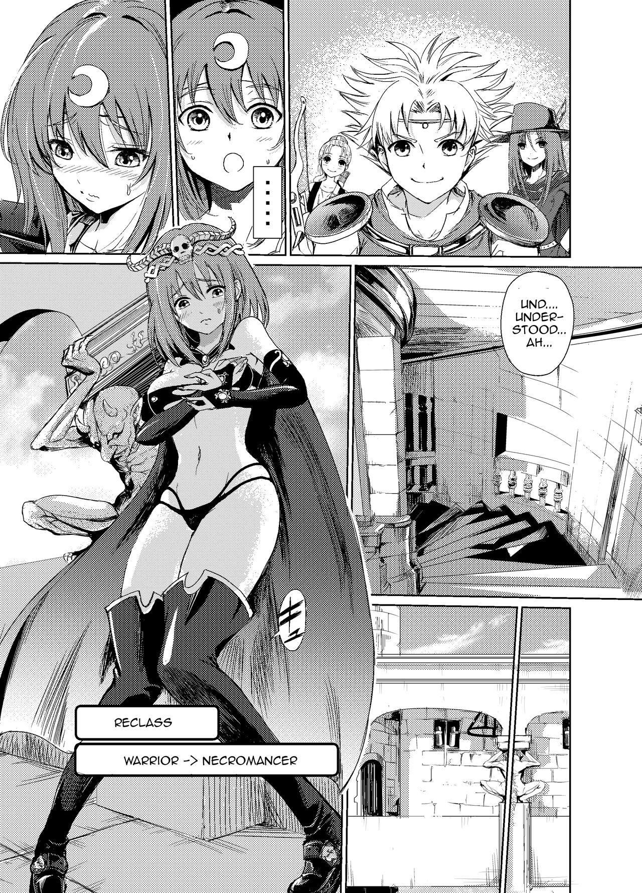 Yami no Yuuwaku -Kindan no Job Change- | The Temptation of Darkness -Forbidden Job Change- page 8 full