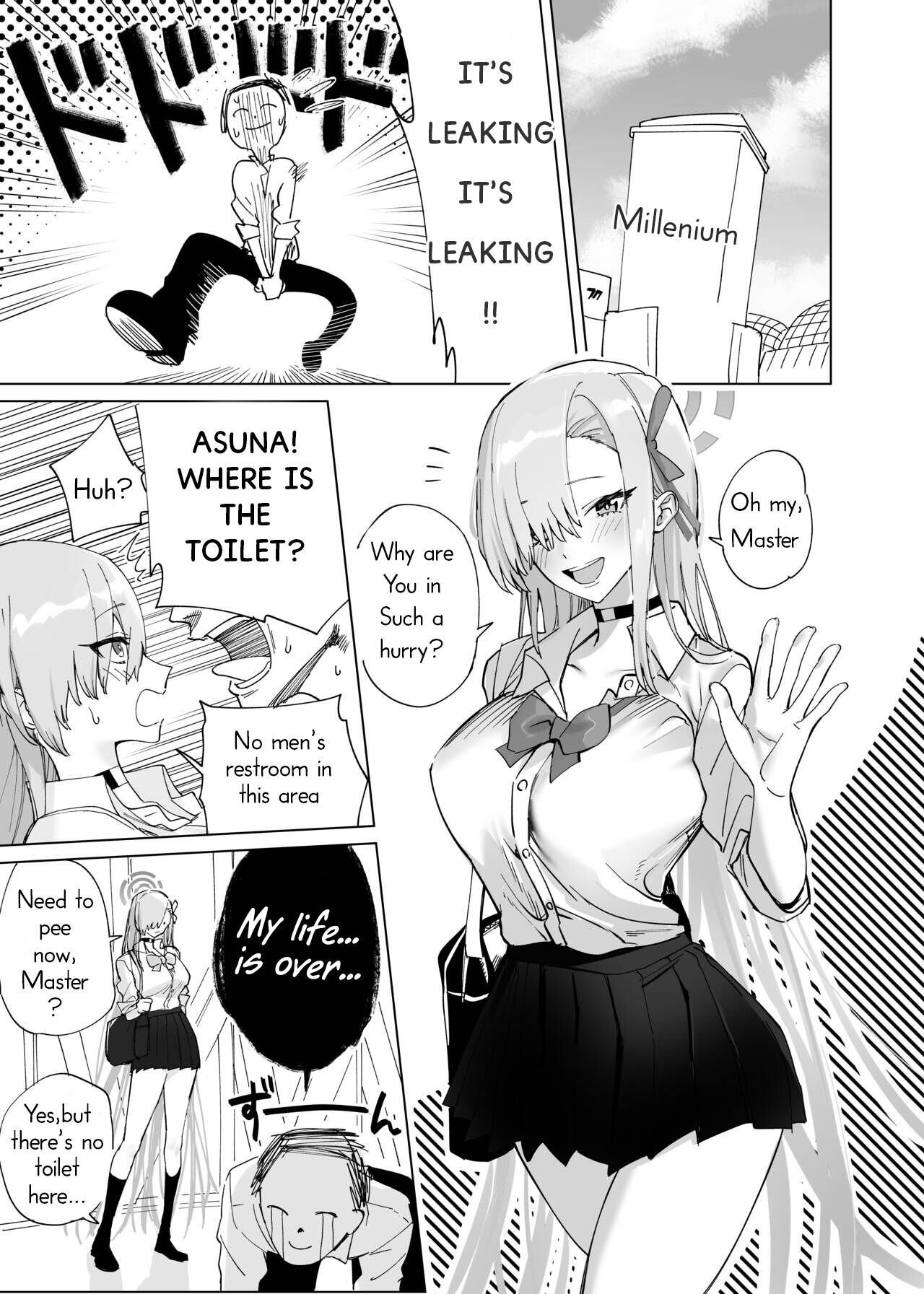 Asuna ni Oshikko Nonde Moraitai page 1 full