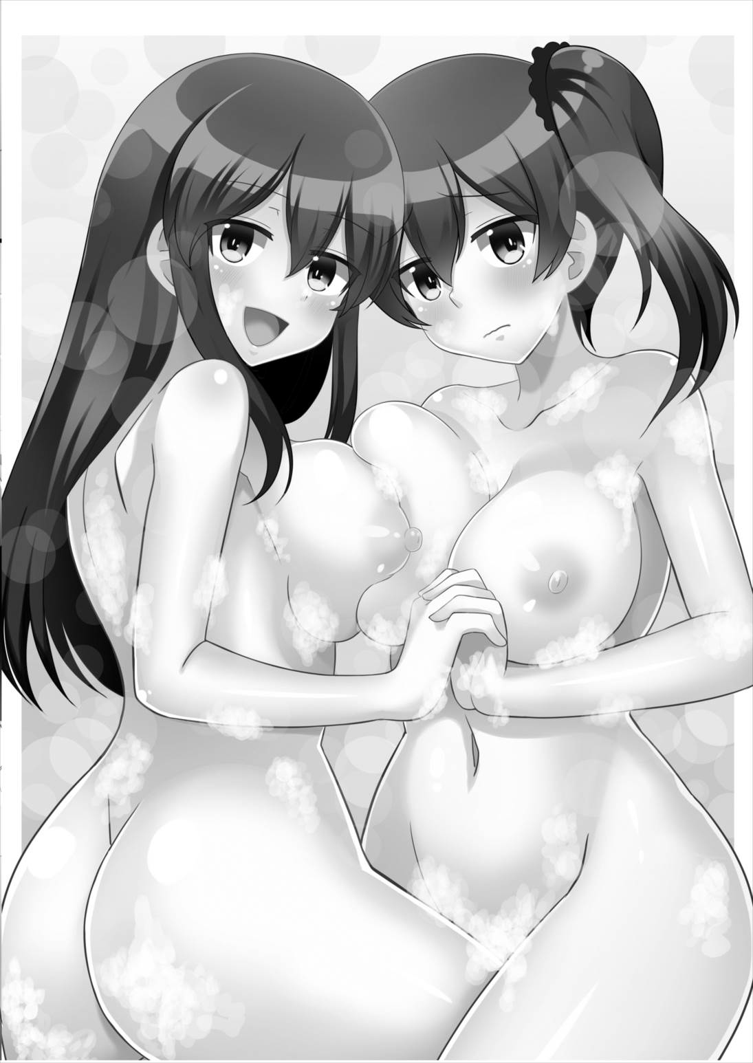 Wataru Chinjufu Les Bakari! Vol.2 ~Akagi x Kaga~ page 2 full