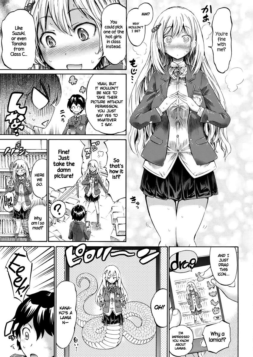 Monmusu Hentai Appli de GO! | Monster Girl Transformation Go!   =Dark Mac + CW= page 3 full