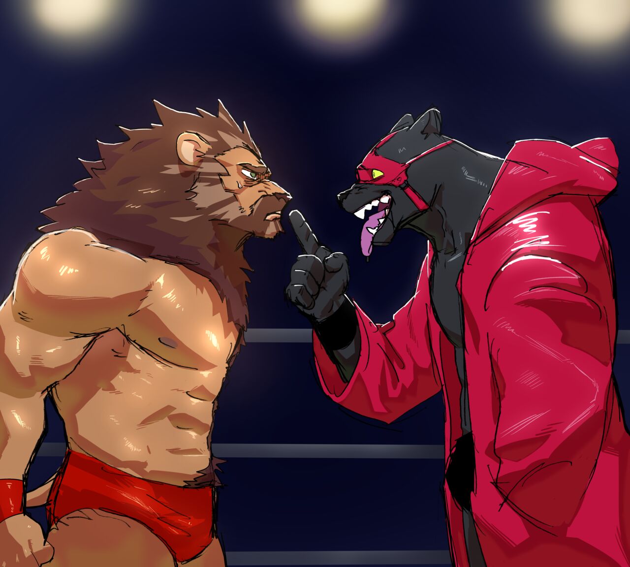 Bear Hug Battle  - BlackSun's Story【夜狗个人汉化】 page 9 full