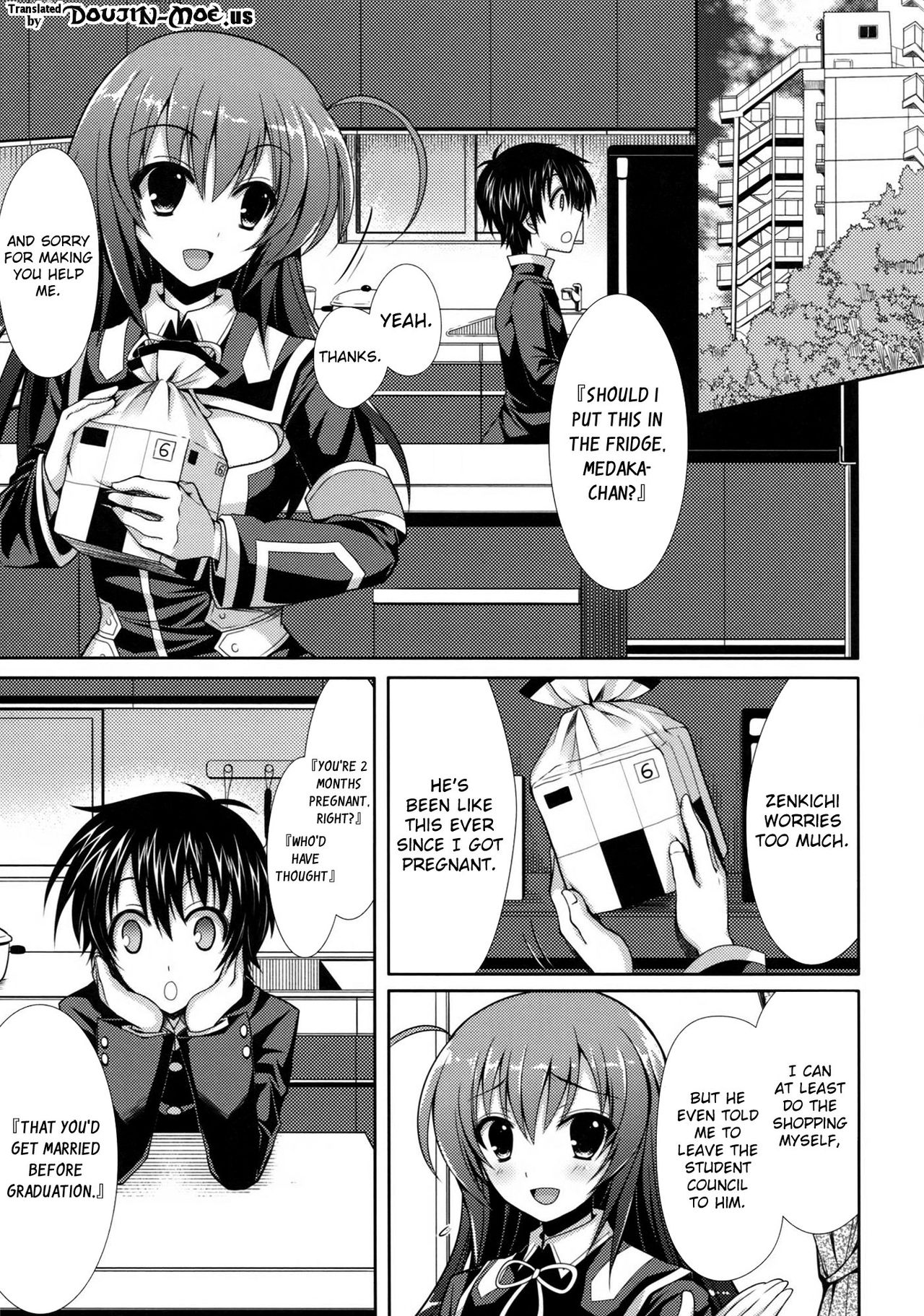 Shinkon Medaka-chan ga Kumagawa-kun ni NTR-reru Hon | Newly-wed Medaka-chan gets stolen by Kumagawa-kun page 4 full