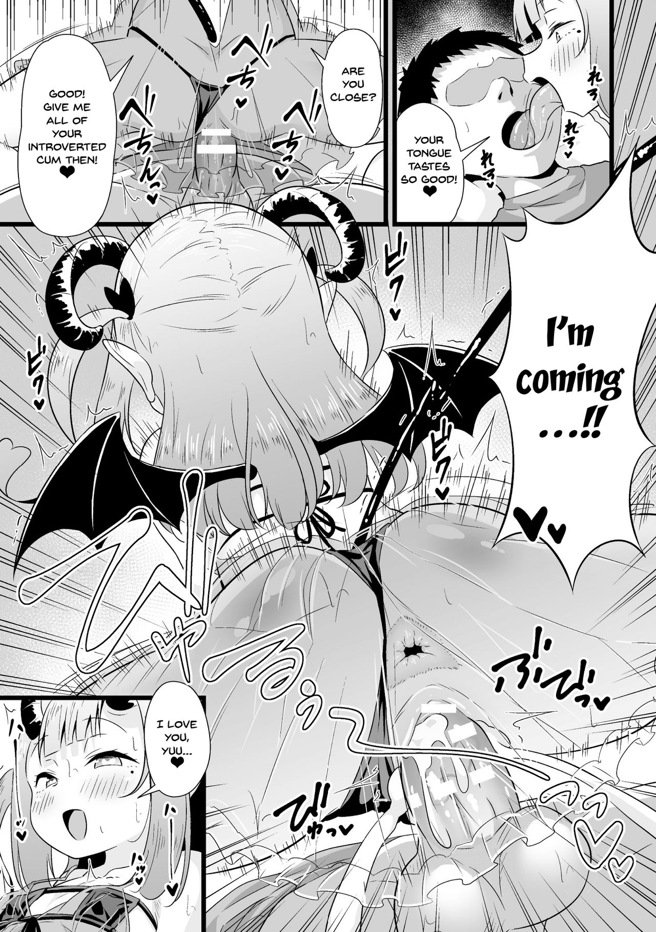 2D Comic Magazine Mesugaki Succubus Seisai Namaiki Aka-chan Heya o Wakarase-bou de Kousei Knock Vol. 2 | Punishing a Bratty Young Succubus Vol. 2 page 6 full