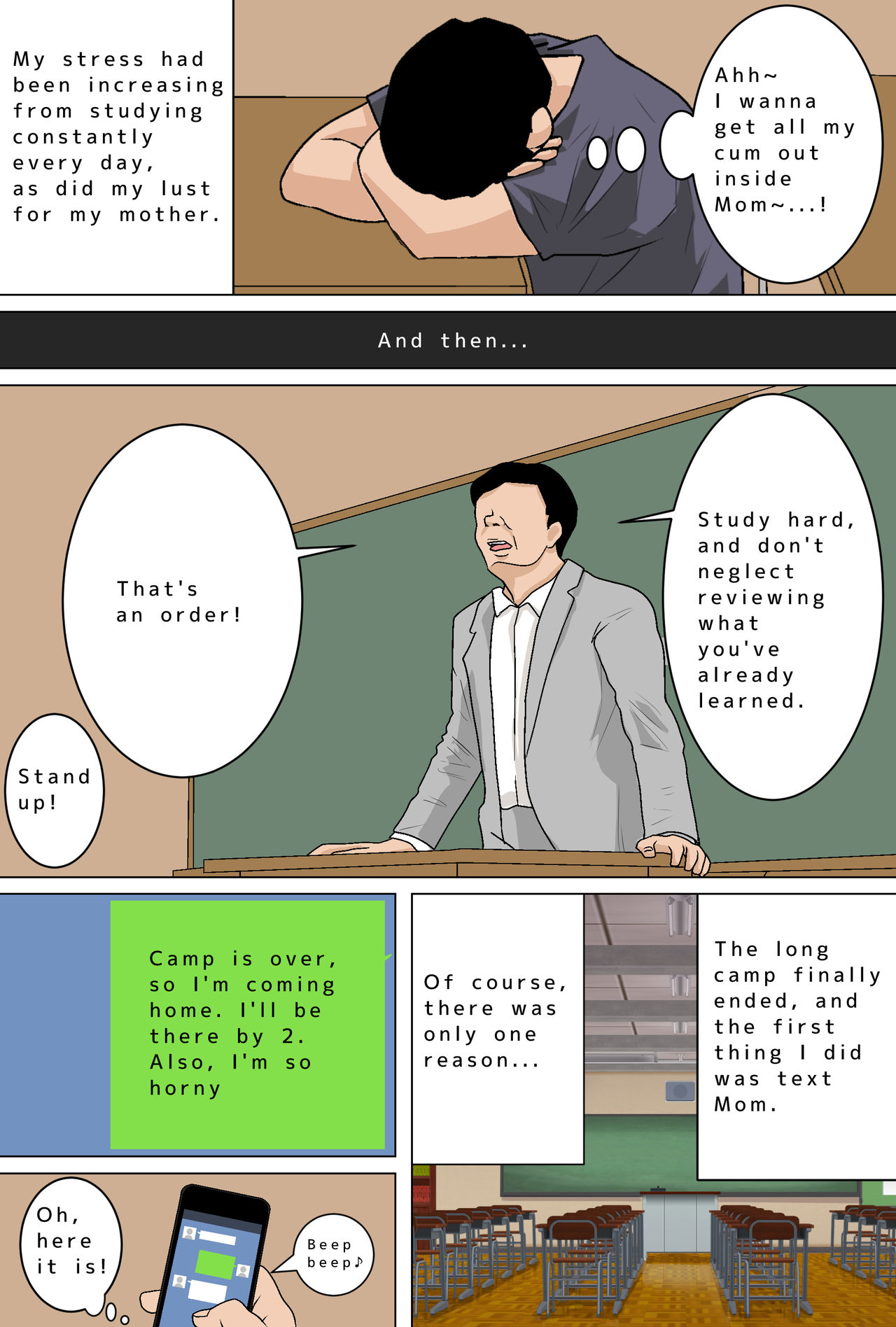 Mainichi Okaa-san de Seiyoku Shori! Onaho Gawari no Hahaoya ni Tairyou Nakadashi Hen | Mom Gets Me Off Every Day! Filling Mom With Cum page 10 full