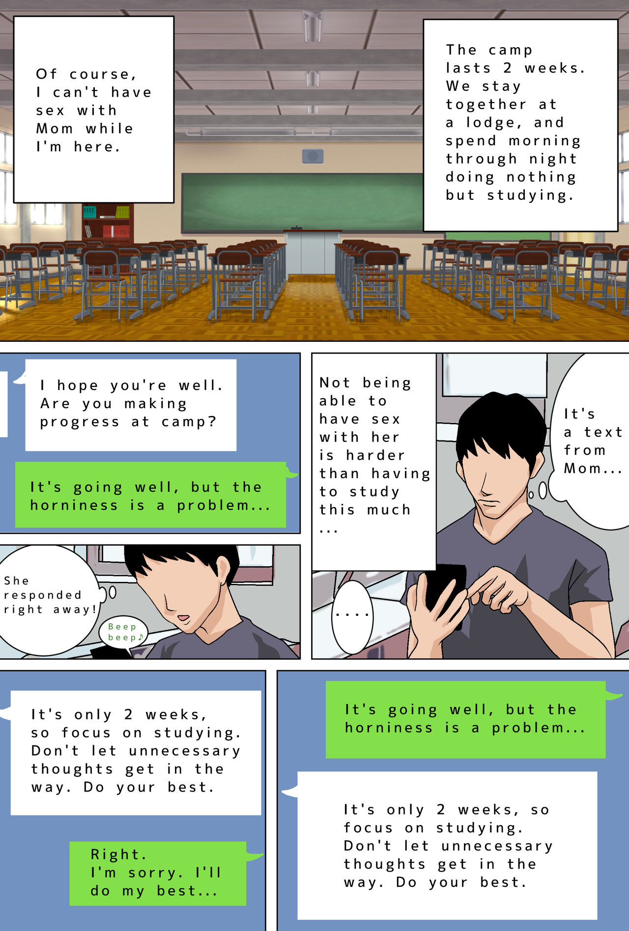 Mainichi Okaa-san de Seiyoku Shori! Onaho Gawari no Hahaoya ni Tairyou Nakadashi Hen | Mom Gets Me Off Every Day! Filling Mom With Cum page 8 full