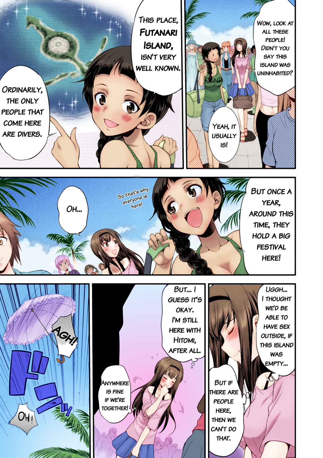 Futanarijima ~The Queen of Penis~ Ch. 1 page 9 full
