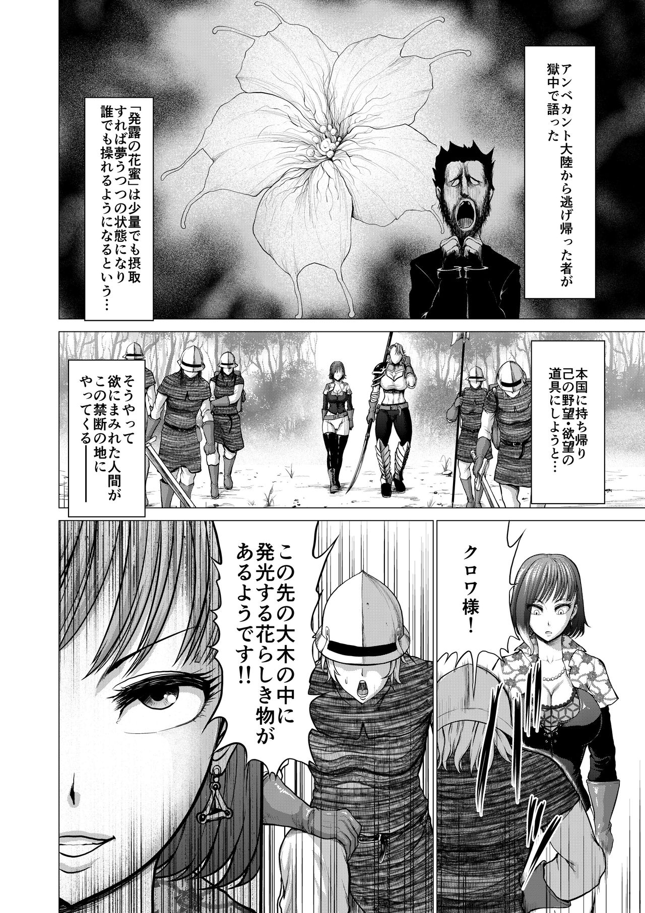 Dluminia Oukoku Monogatari "Hatsuro no Hanamitsu" - Dluminia kingdom story "Effusion flower nectar" page 6 full