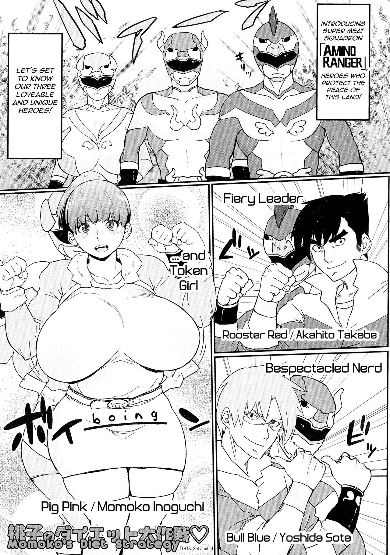Momoko no Diet Sakusen + Momoko-chan Kiki Ippatsu!! | Momoko's Diet Strategy + Momoko-chan's Close Call!! page 1 full