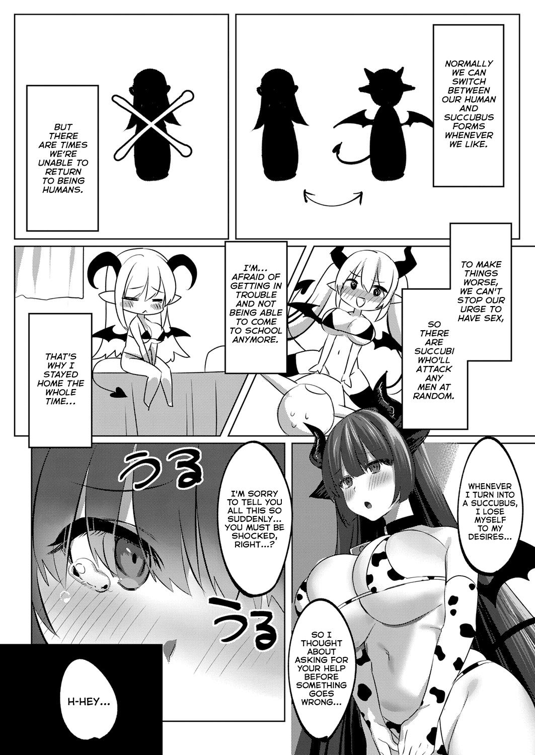 Succushisu! -Gyuunyuu succubus to icha love ecchi keiyaku- page 10 full