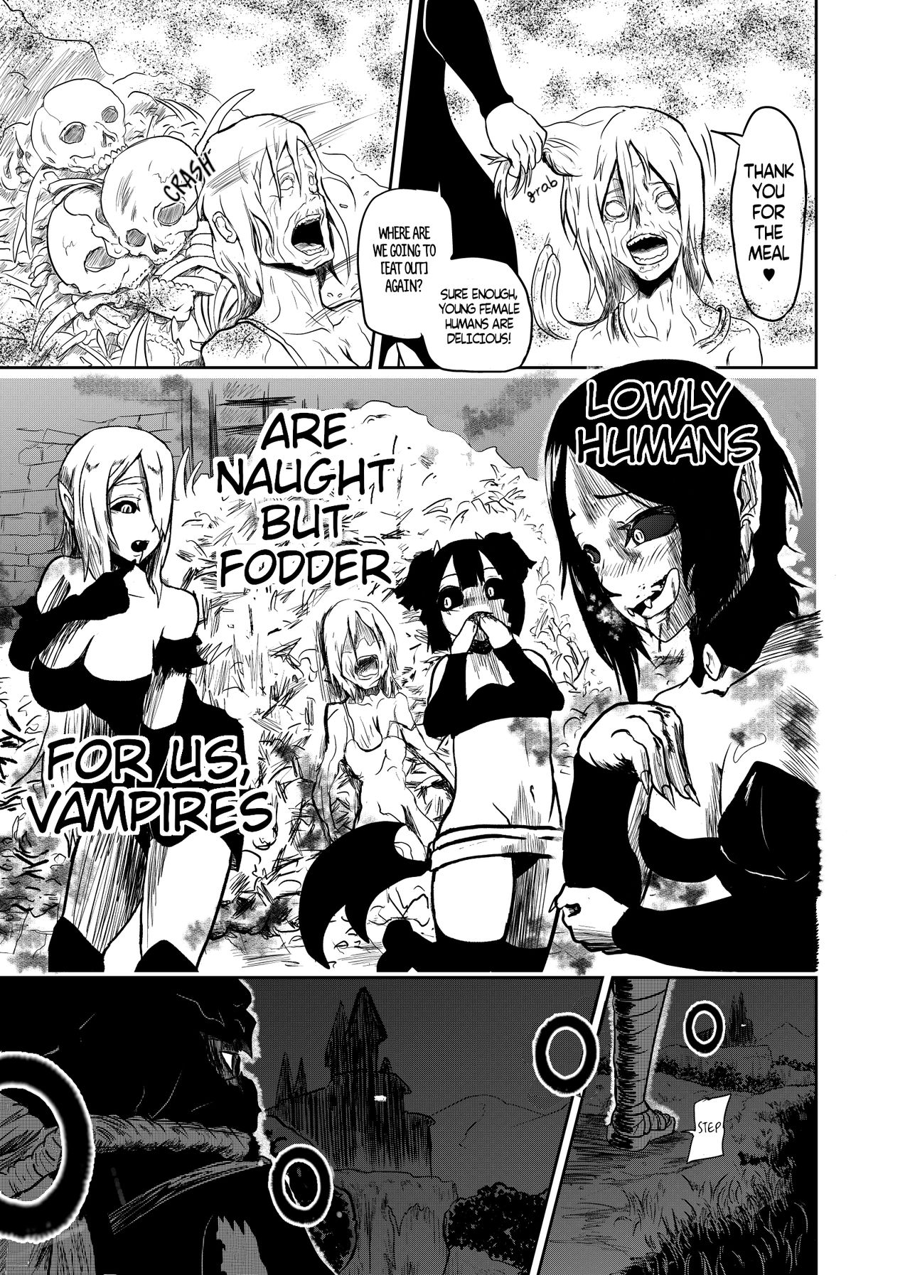 Vamparade ~Kyuuketsuki Sanshimai Hobaku Hen~ page 9 full