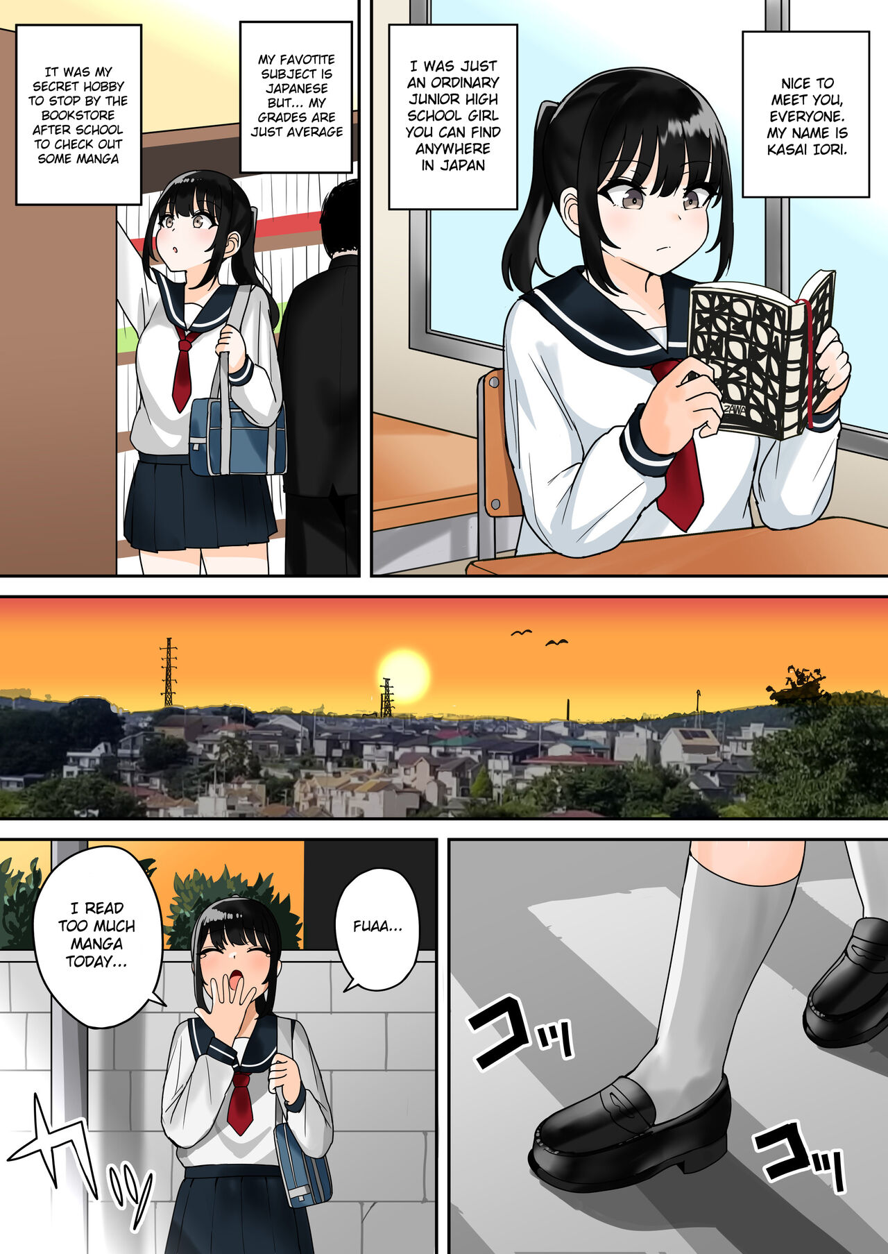 An ordinary middle school girl got reincarnated to another world and raped page 1 full