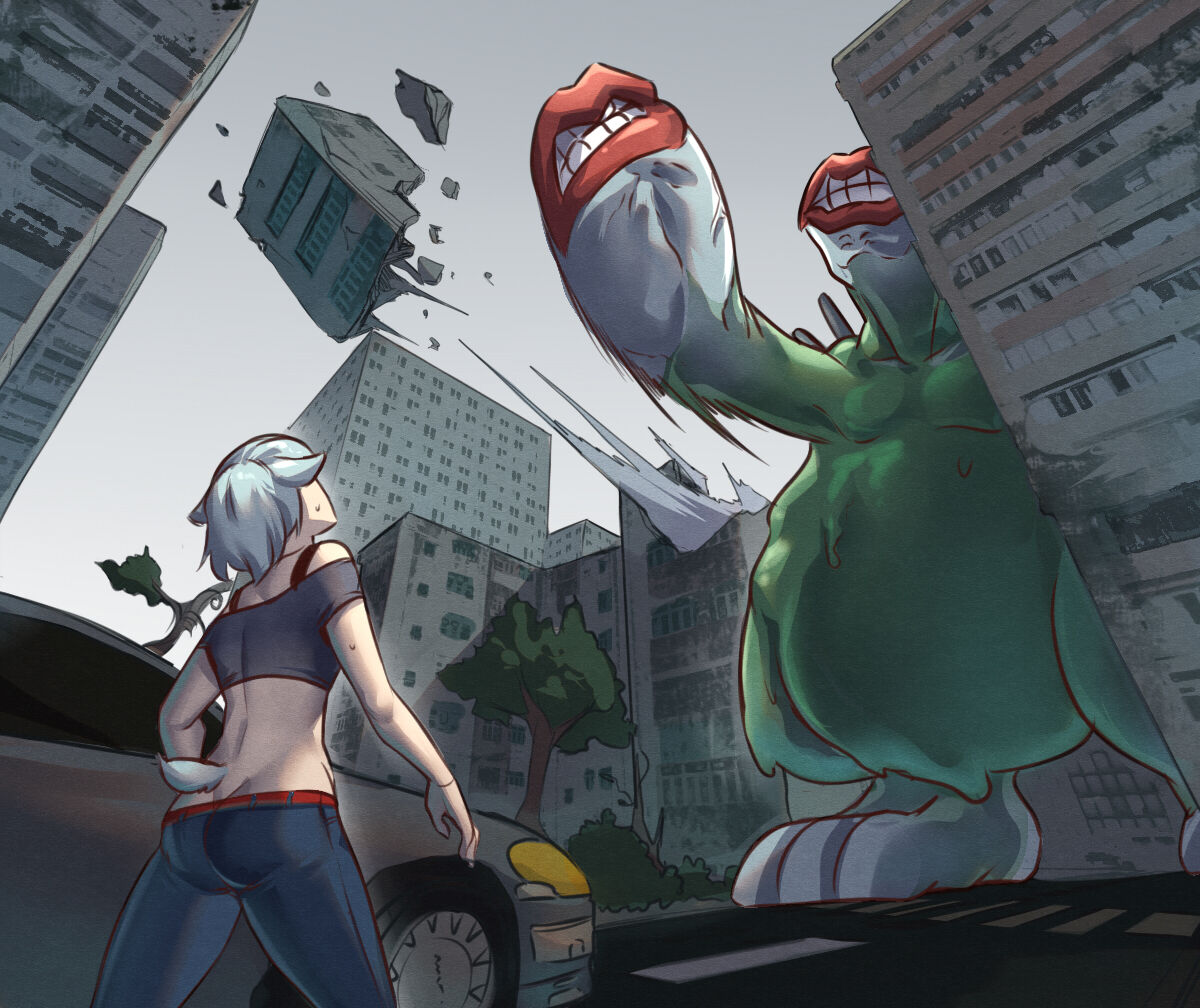 【ArsonicHawt】奥特少女阿丽斯 VS 史莱姆毒气怪兽 page 5 full