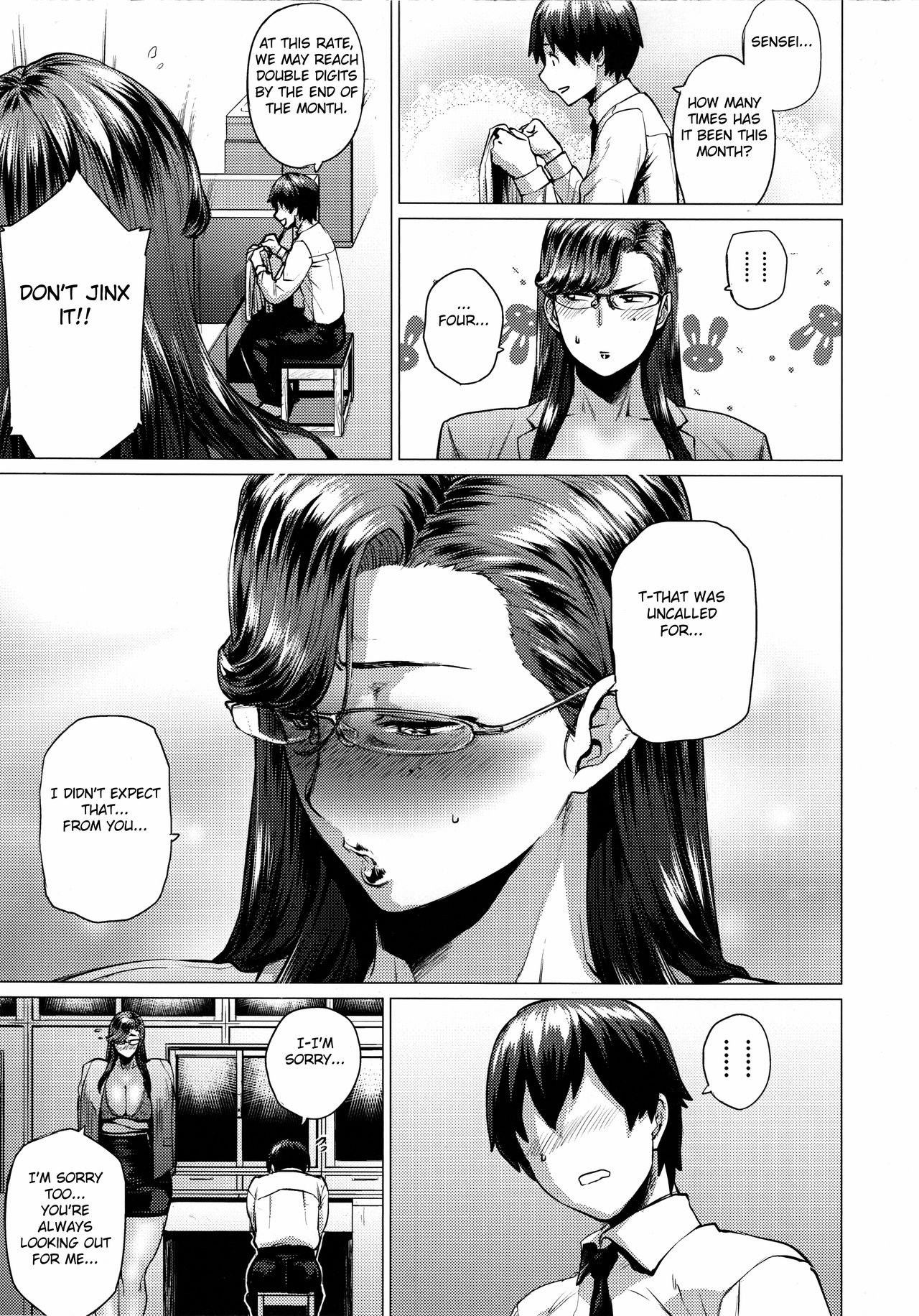 Tobashi Sensei wa Kyou mo Button o Tobasu. page 6 full