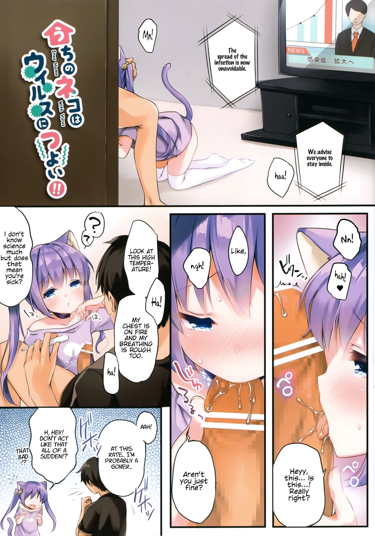 Uchi no Neko wa Virus ni Tsuyoi!! | My cat is resistant to viruses!! page 4 full