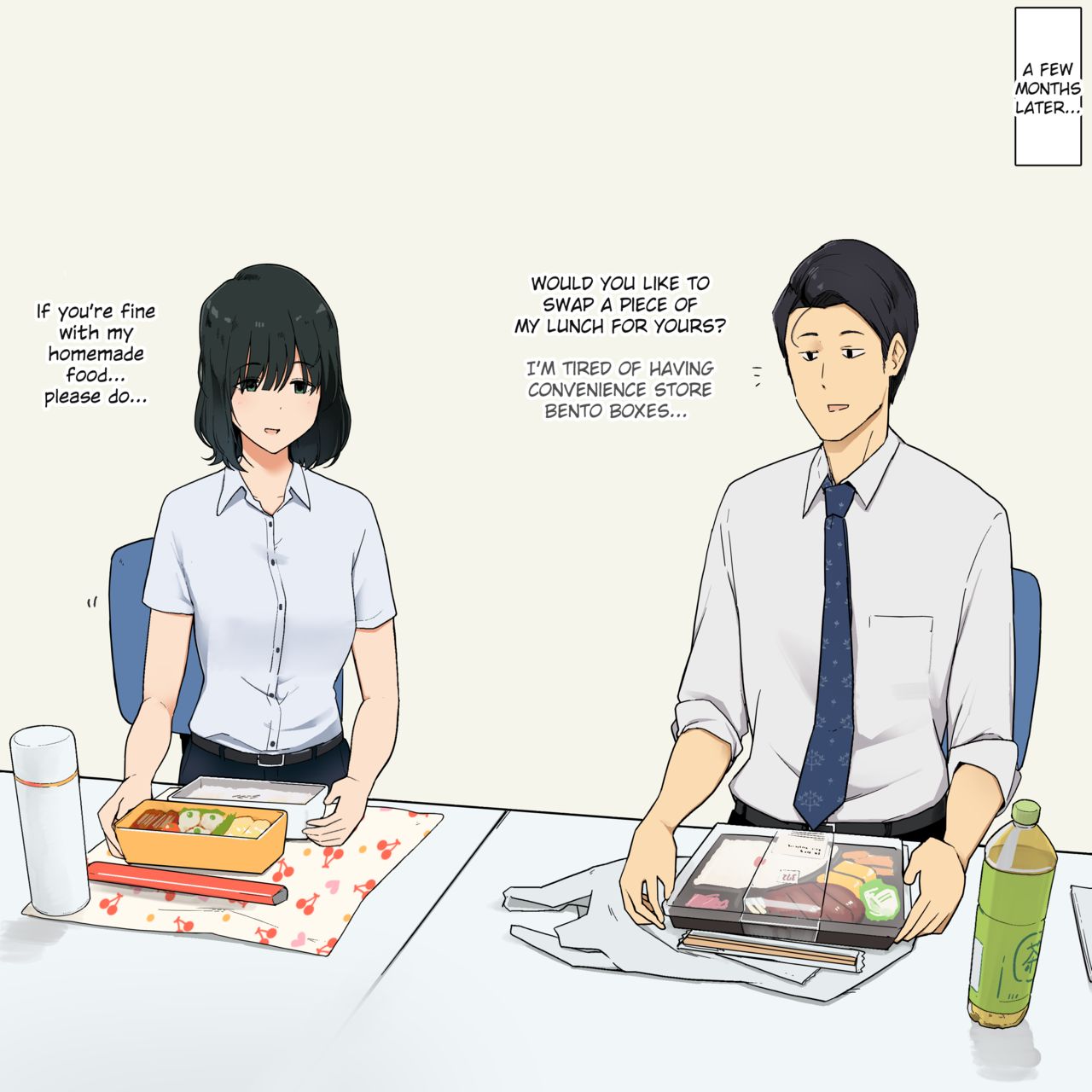 Hitomishiri Douryou Joshi to Micchaku Sex suru Ohanashi page 2 full