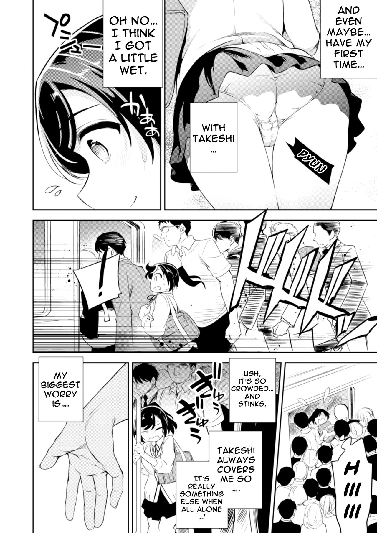 C9-41 Sayuri - Kareshi to Hatsu H Mokuzen ni Chikan ni NTR-reta Shoujo page 6 full