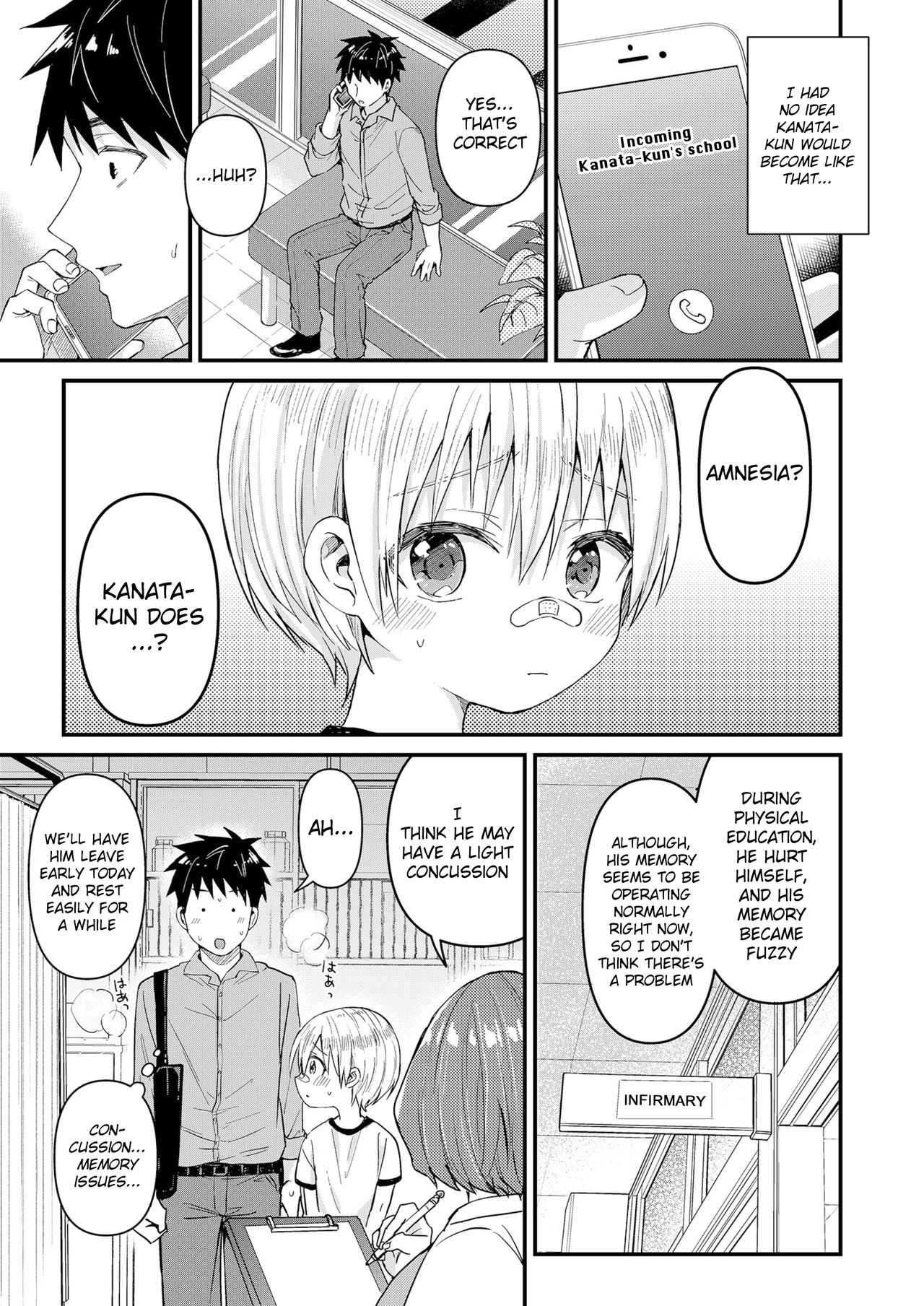 Kioku Soushitsu Shita Kanata-kun to Ecchi na Koto o shichau Hon page 8 full