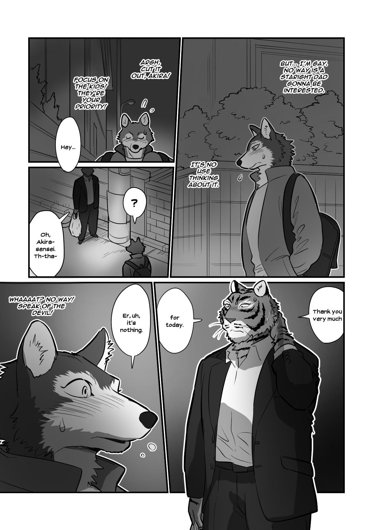 Ookami Sensei Tora Tou-san | Wolf Teacher & Tiger Daddy page 6 full
