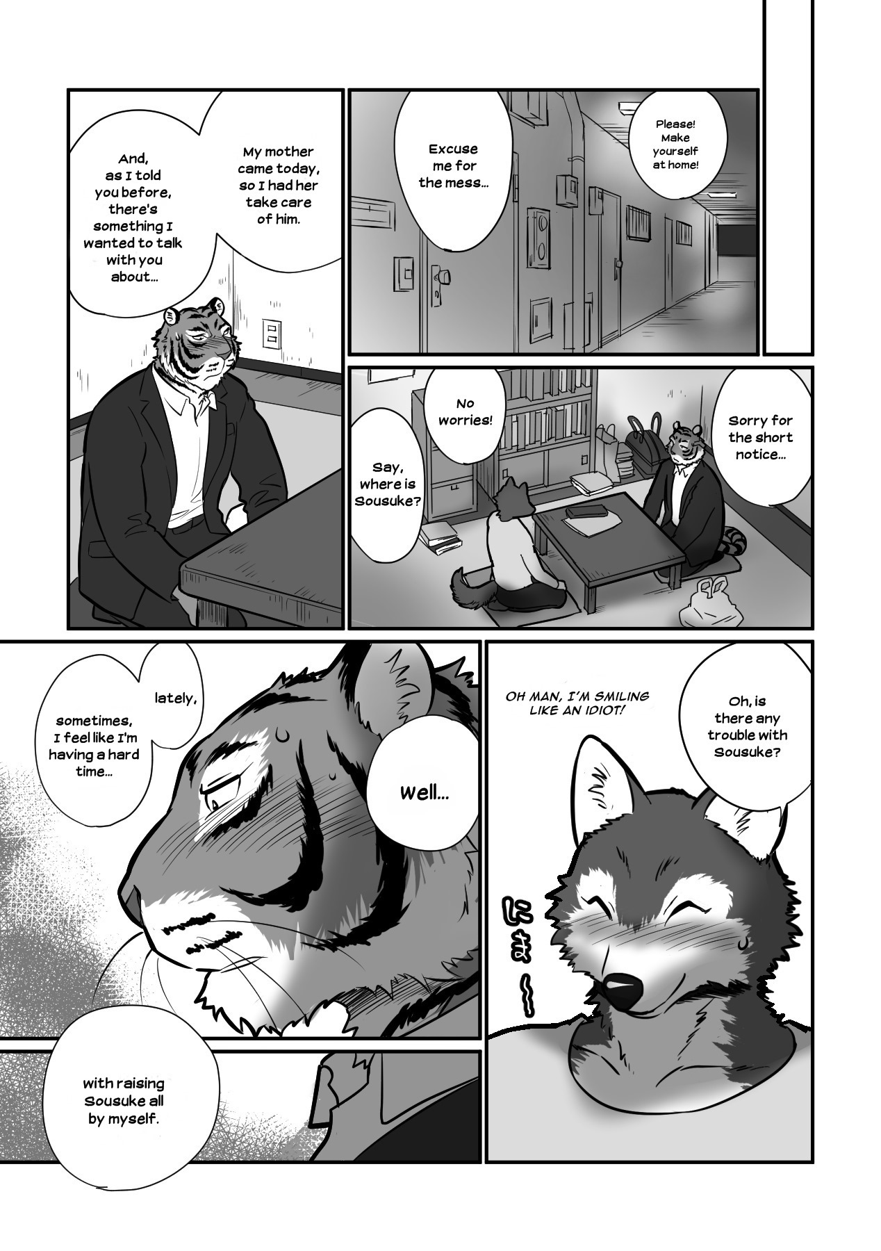 Ookami Sensei Tora Tou-san | Wolf Teacher & Tiger Daddy page 7 full