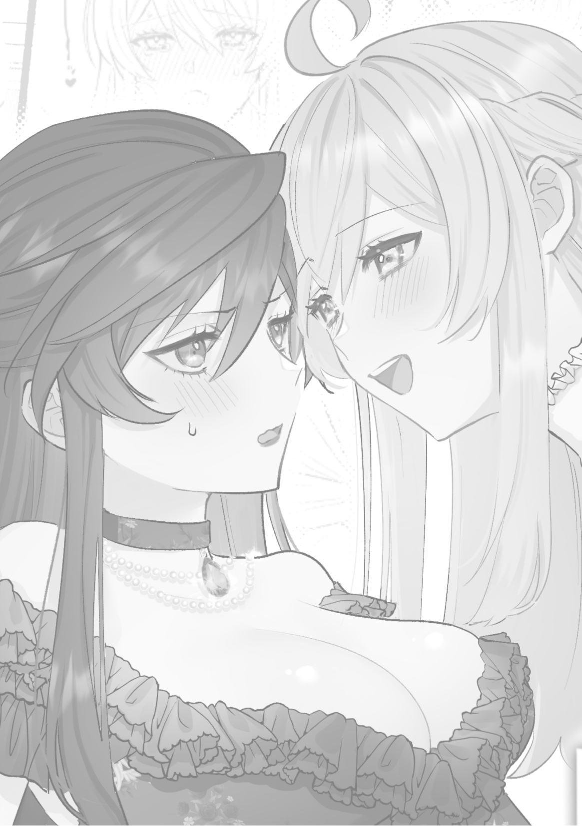 Danzai Route o Kaihi Shiyou to Shita Akuyaku Reijou wa Futanari Seijo no Imouto ni Dekiai Saremashita | 回避审判路线的恶役千金被扶她圣女的妹妹溺爱 page 3 full