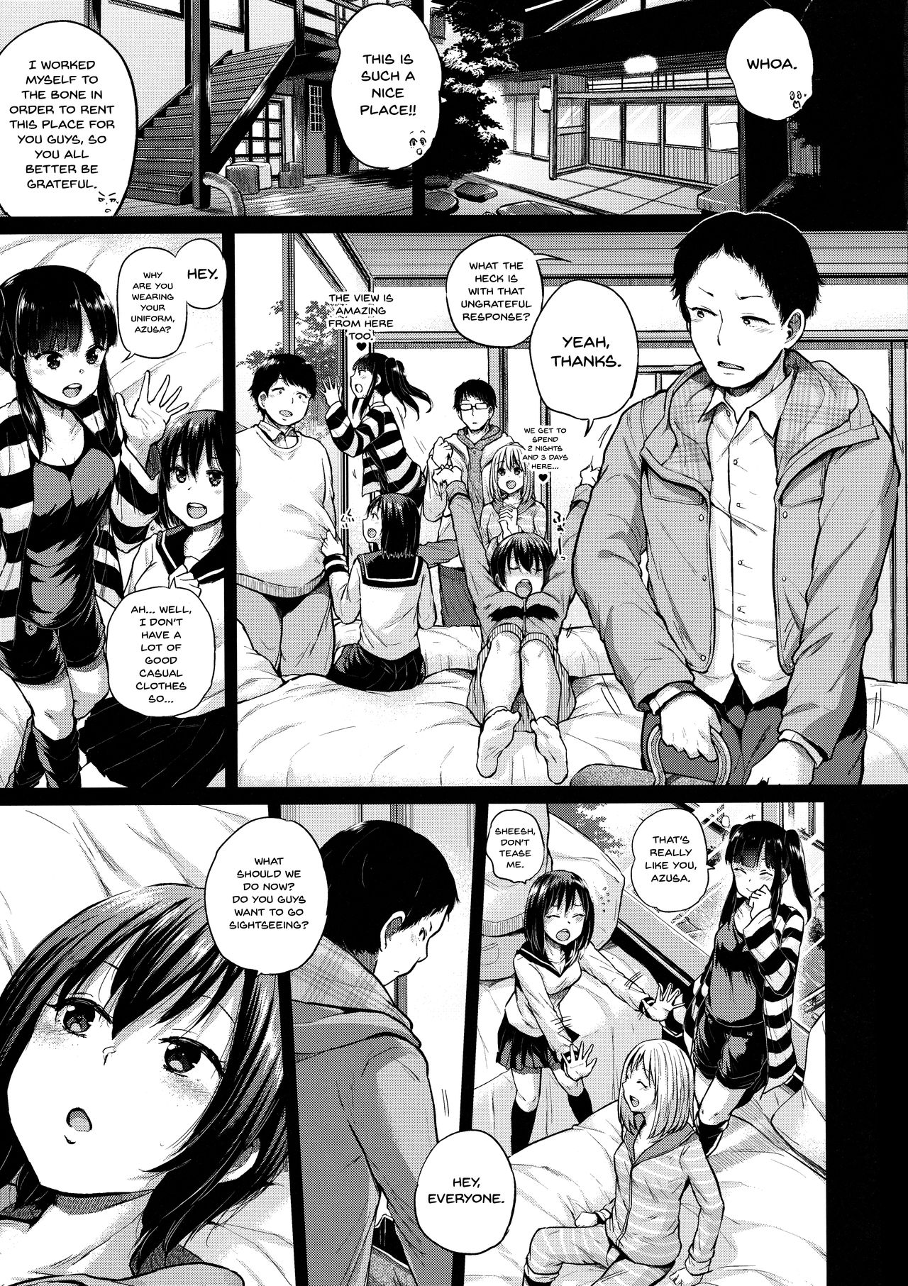 Oya ni Naisho no Iedex - Fuyuyasumi no Toode Hen | Running Away From Home Sex We'll Keep Secret From Our Parents - Winter Break Trip Edition page 3 full