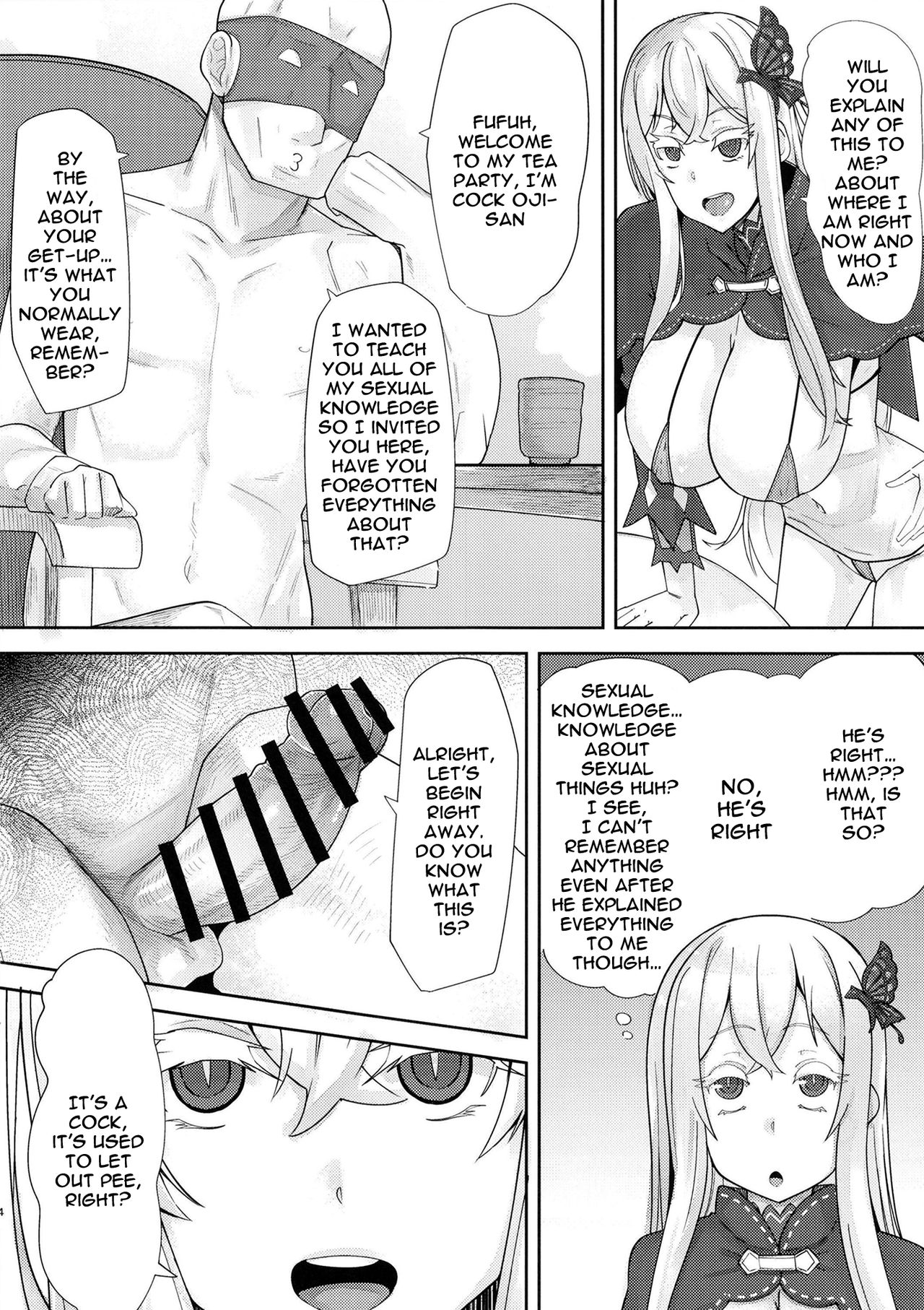 Sukebe na Koto Nannimo Shiranai Echidna-chan Onaho | Echidna: Sexually Ignorant Onahole page 3 full