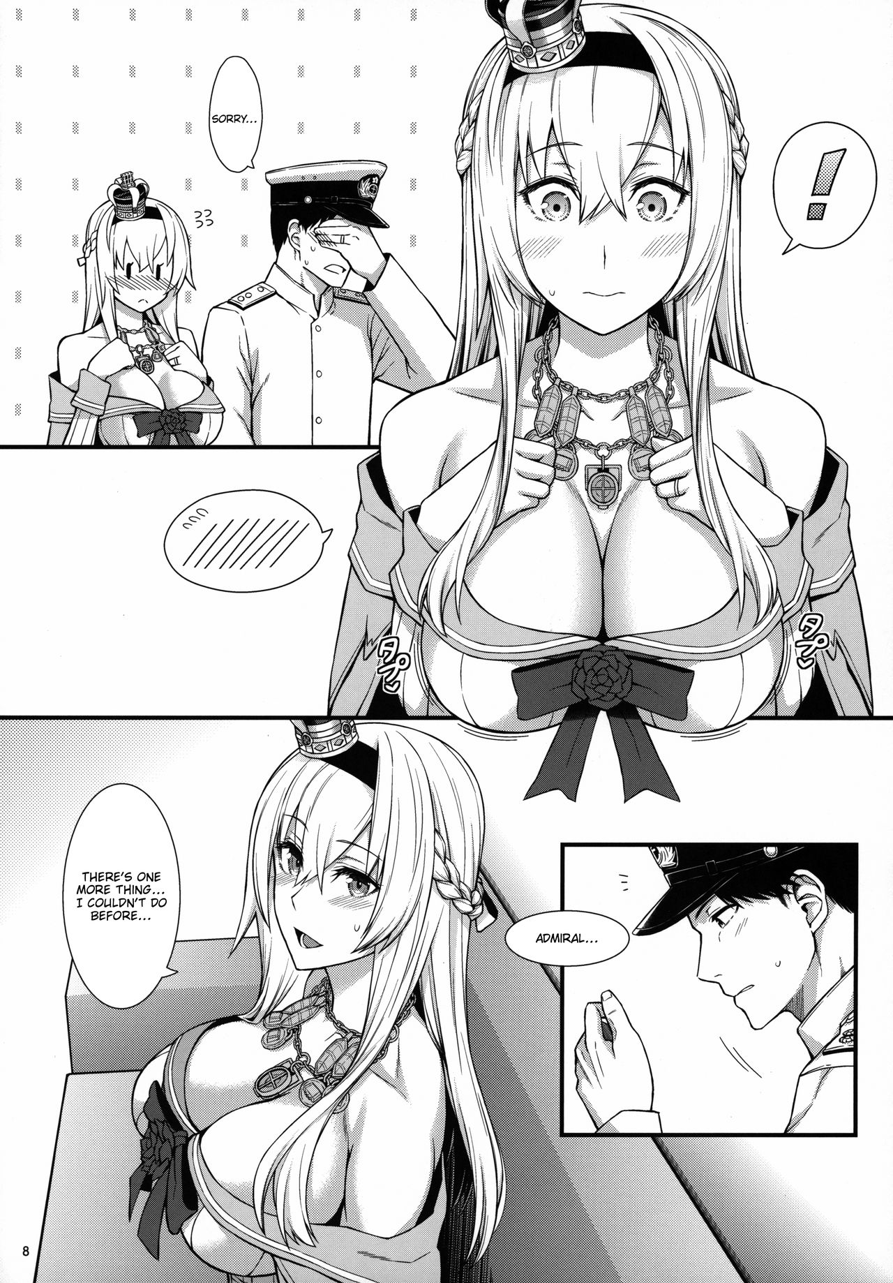 War-sama wa Seiyoku ga Tsuyoi. | Her Majesty Warspite has a strong sex drive. page 9 full