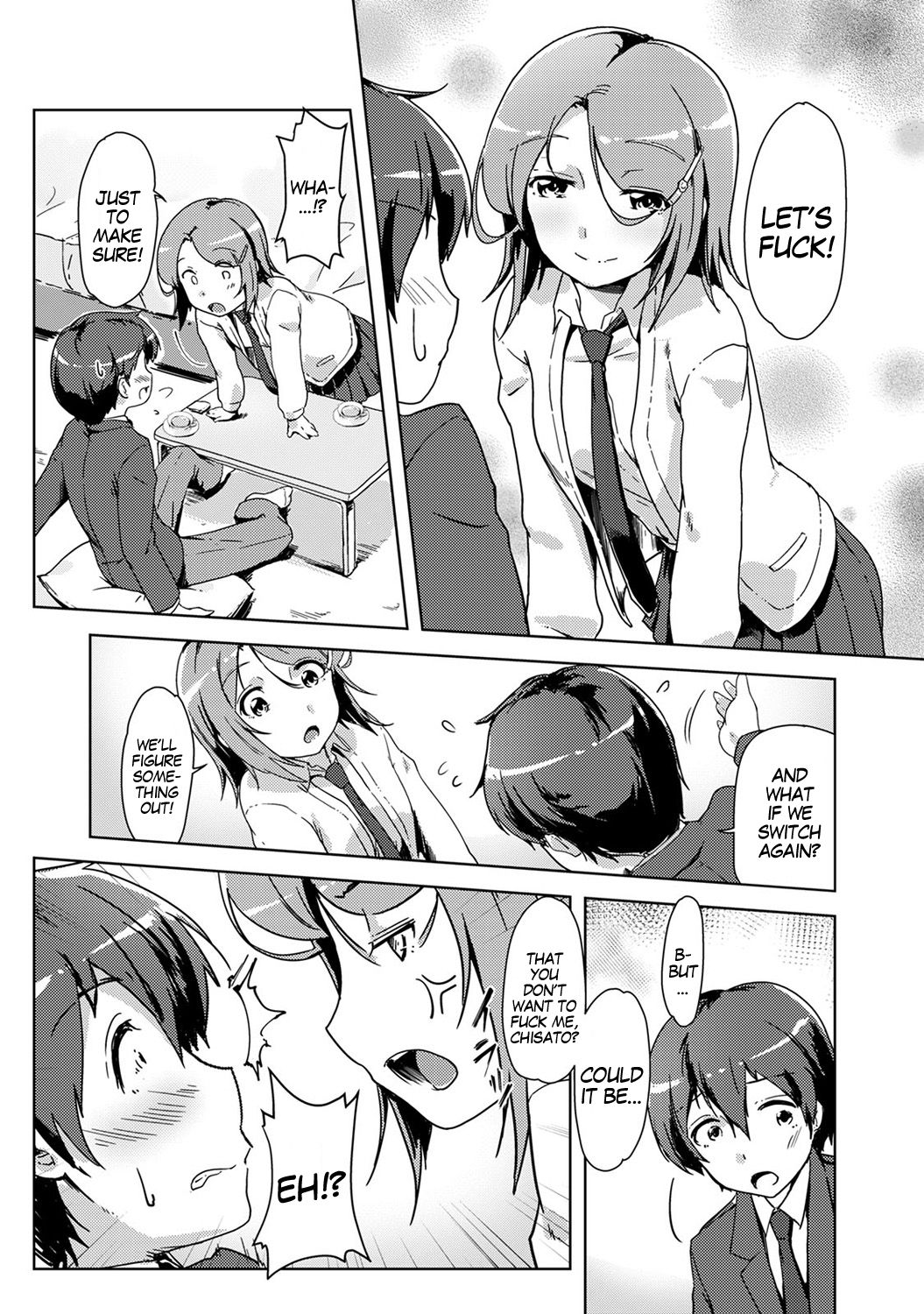 Ecchi Shitara Irekawacchatta!? | We Switched Our Bodies After Having Sex!? Ch. 4 page 8 full