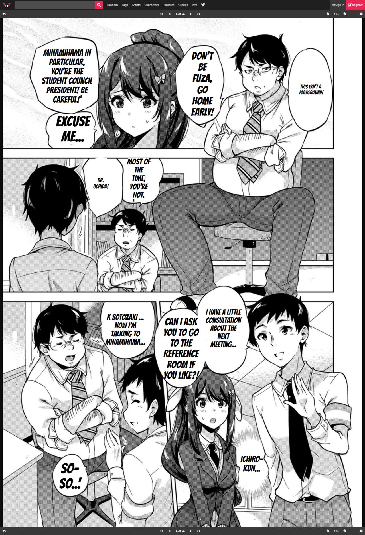 SNS Seitokai Yakuin wo Netotte Share suru Hanashi. page 4 full