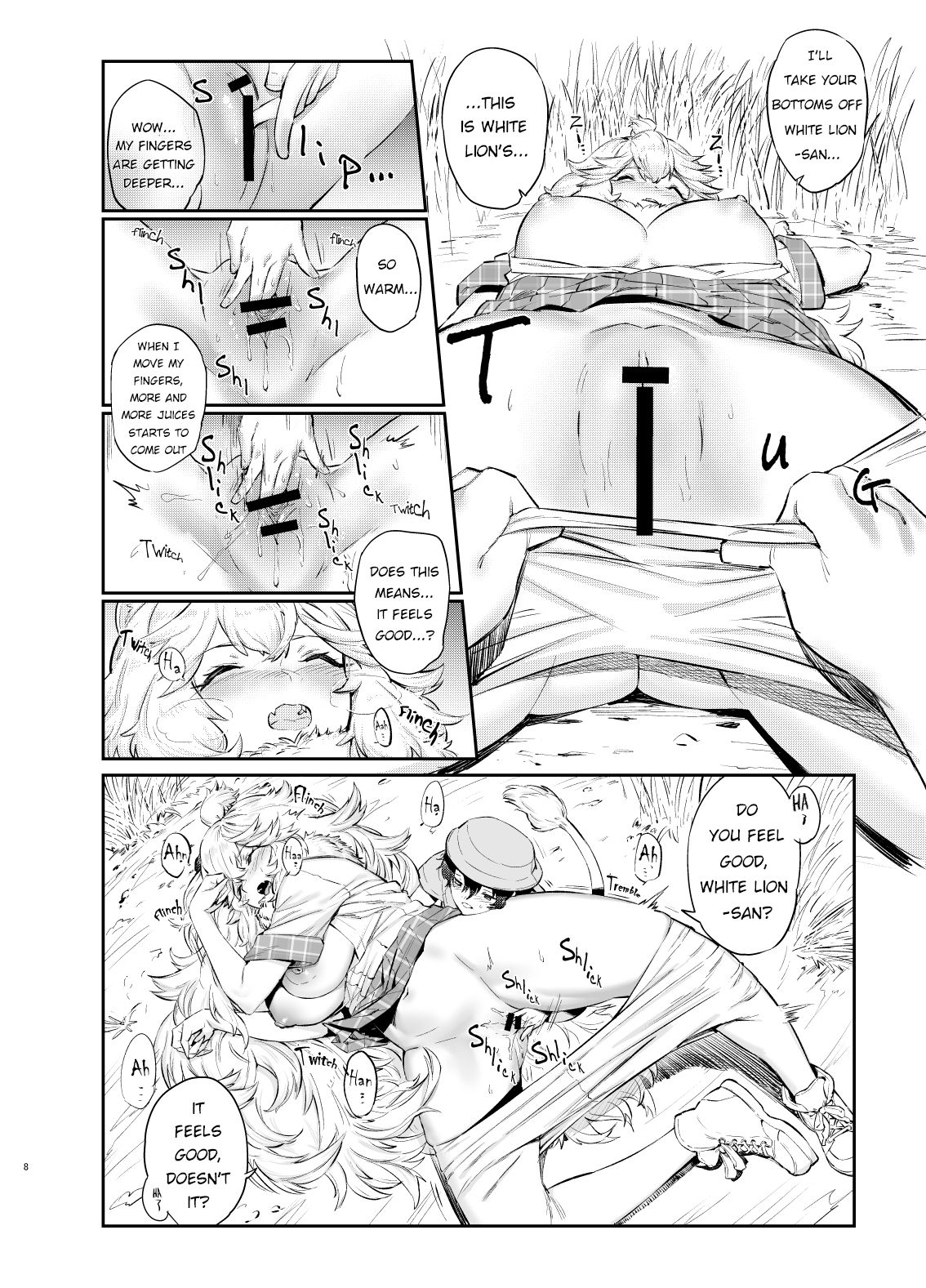 White Lion Ohirunechuu | White Lion's Naptime page 8 full