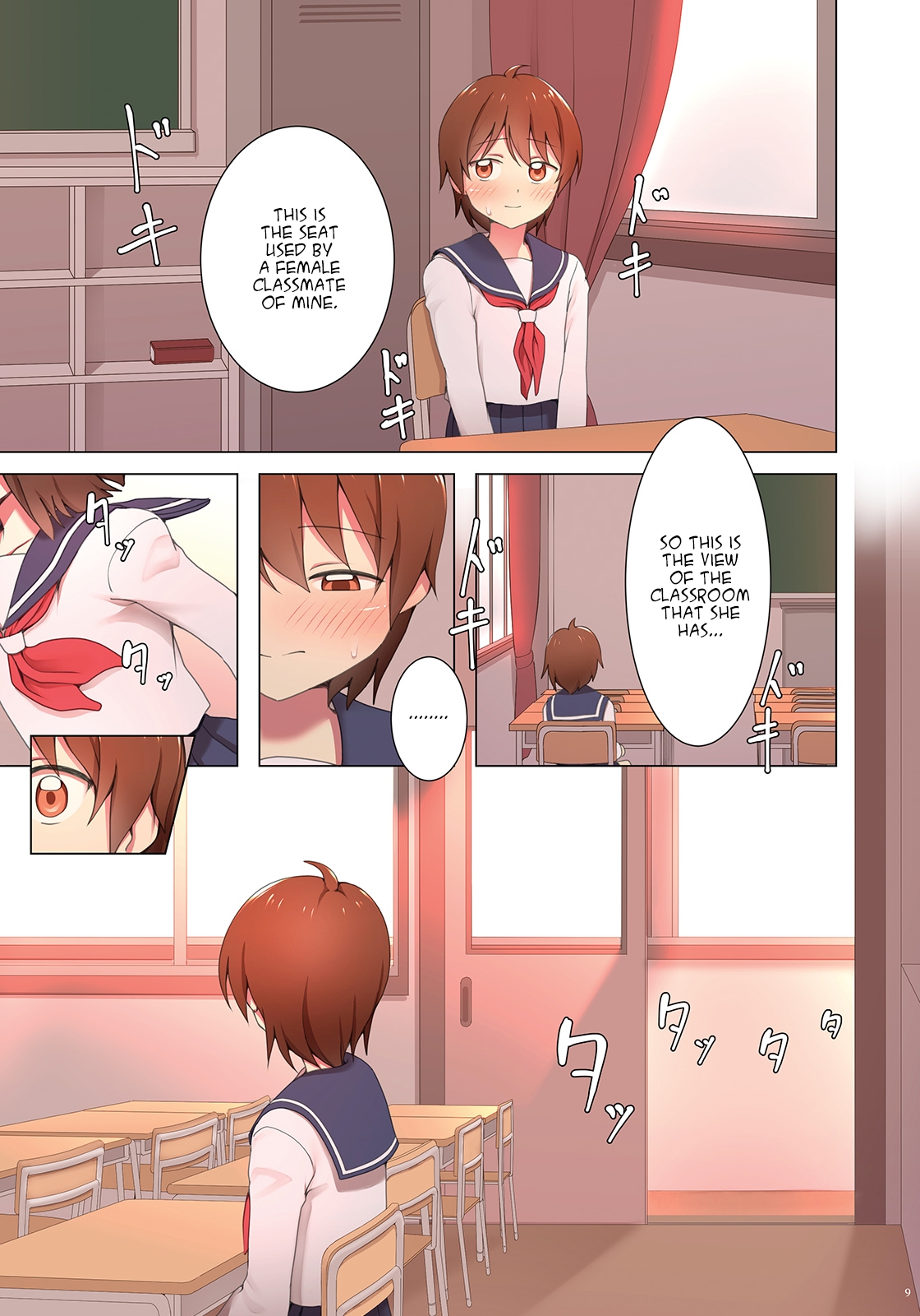 Yuugure Kousha Josou Quest | The Crossdressing Adventure in the School Building at Sunset page 9 full