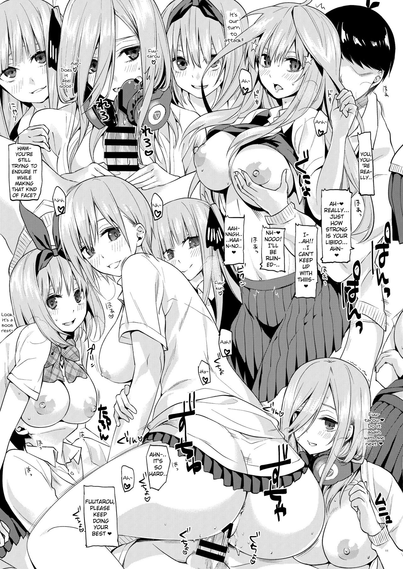 Gobun no Go -Nakano-ke Itsutsugo Harem END- | Five Fifths -Nakano Quintuplets' Harem END- page 10 full