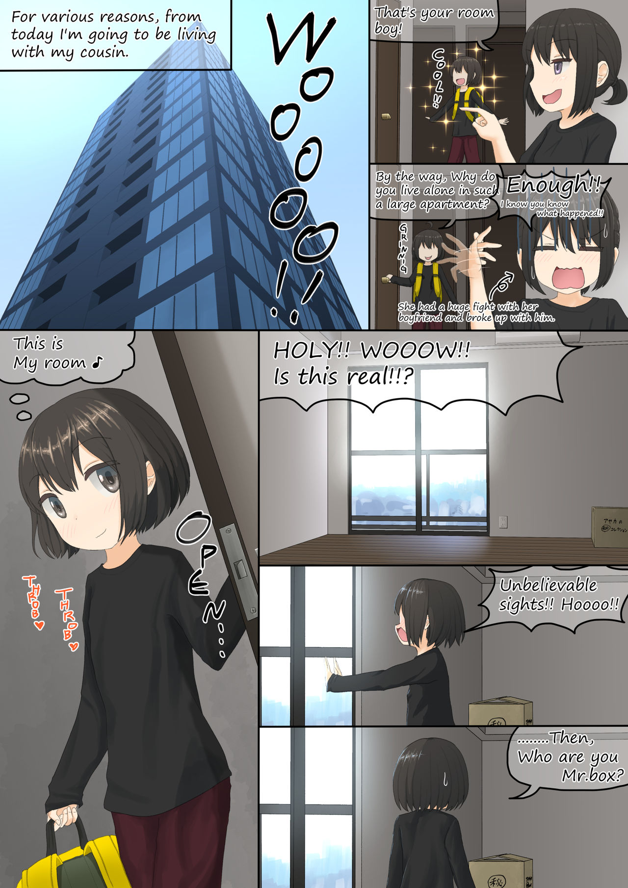 neko Cat Painting shinshi zaibatsu page 1 full