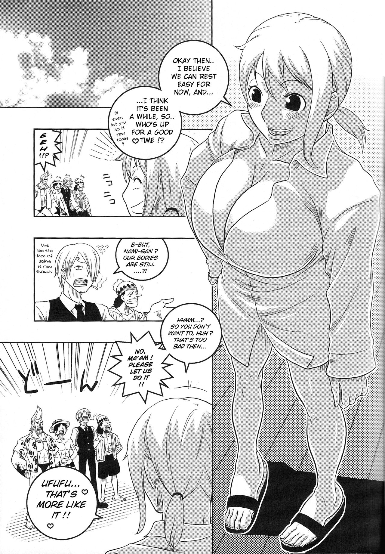 Nami no Ura Koukai Nisshi 5 | Nami's Hidden Sailing Diary 5 page 4 full