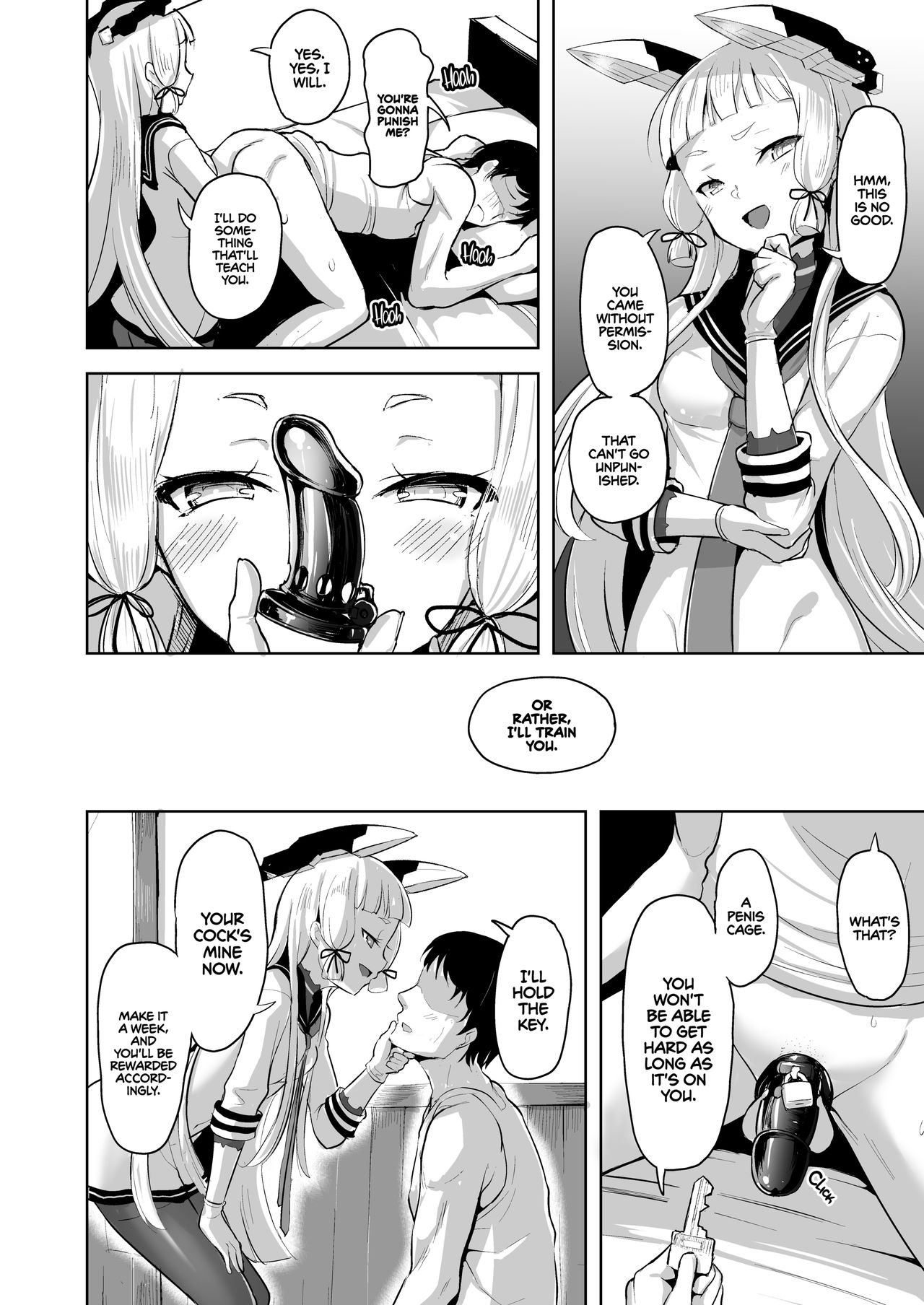 Maamaa S na Murakumo ni Iroiro Shite Itadaku Hon | A Moderately Sadistic Murakumo Has Her Fun With Admiral page 7 full