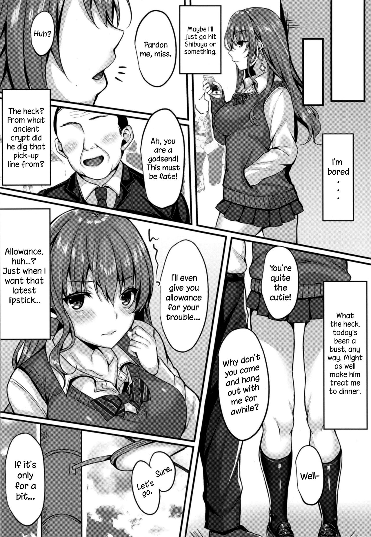 Kirakira Joshi ga Enkou Uraaka JK ni Ochiru made | Sparkling Influencer Co-Ed Falls Into Enkou Trap page 3 full