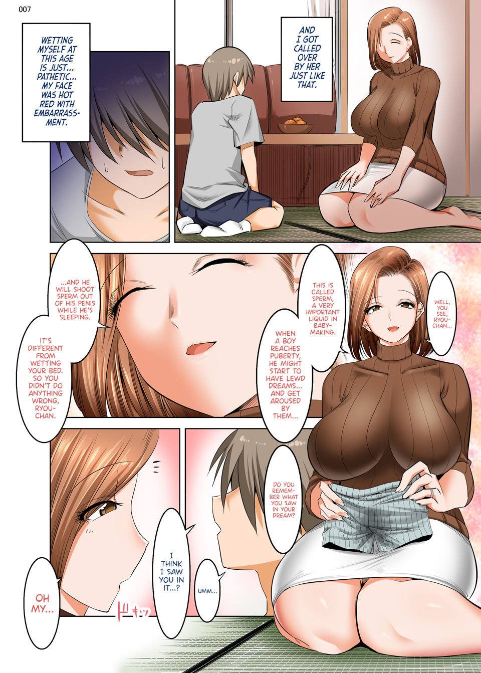 Ottori Mama wa Musuko no Onedari ni Yowai | Gentle Stepmom Can't Refuse Her Son's Pleading page 7 full