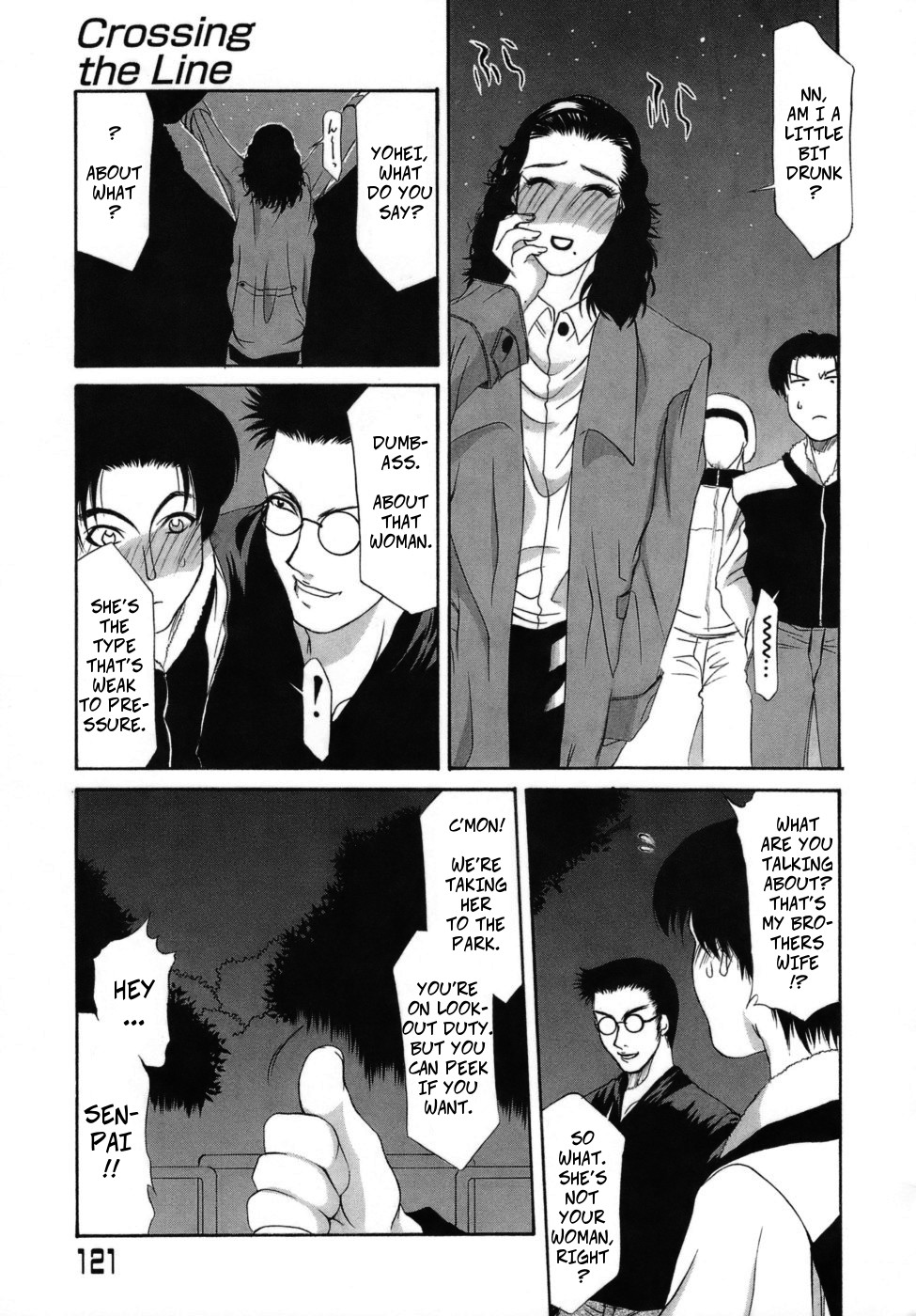 Crossing the Line page 5 full