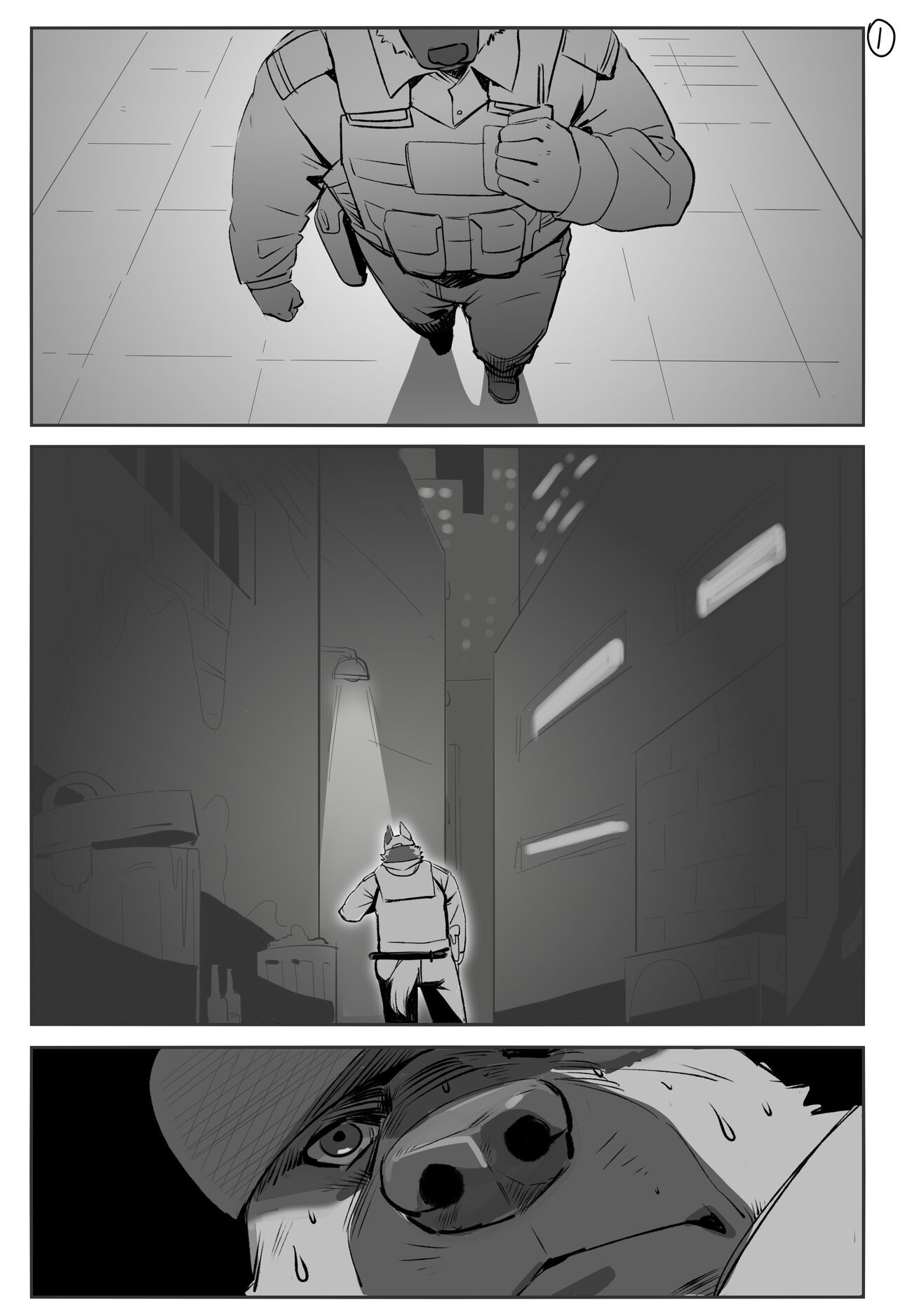 【酱爆】深巷警犬 page 2 full