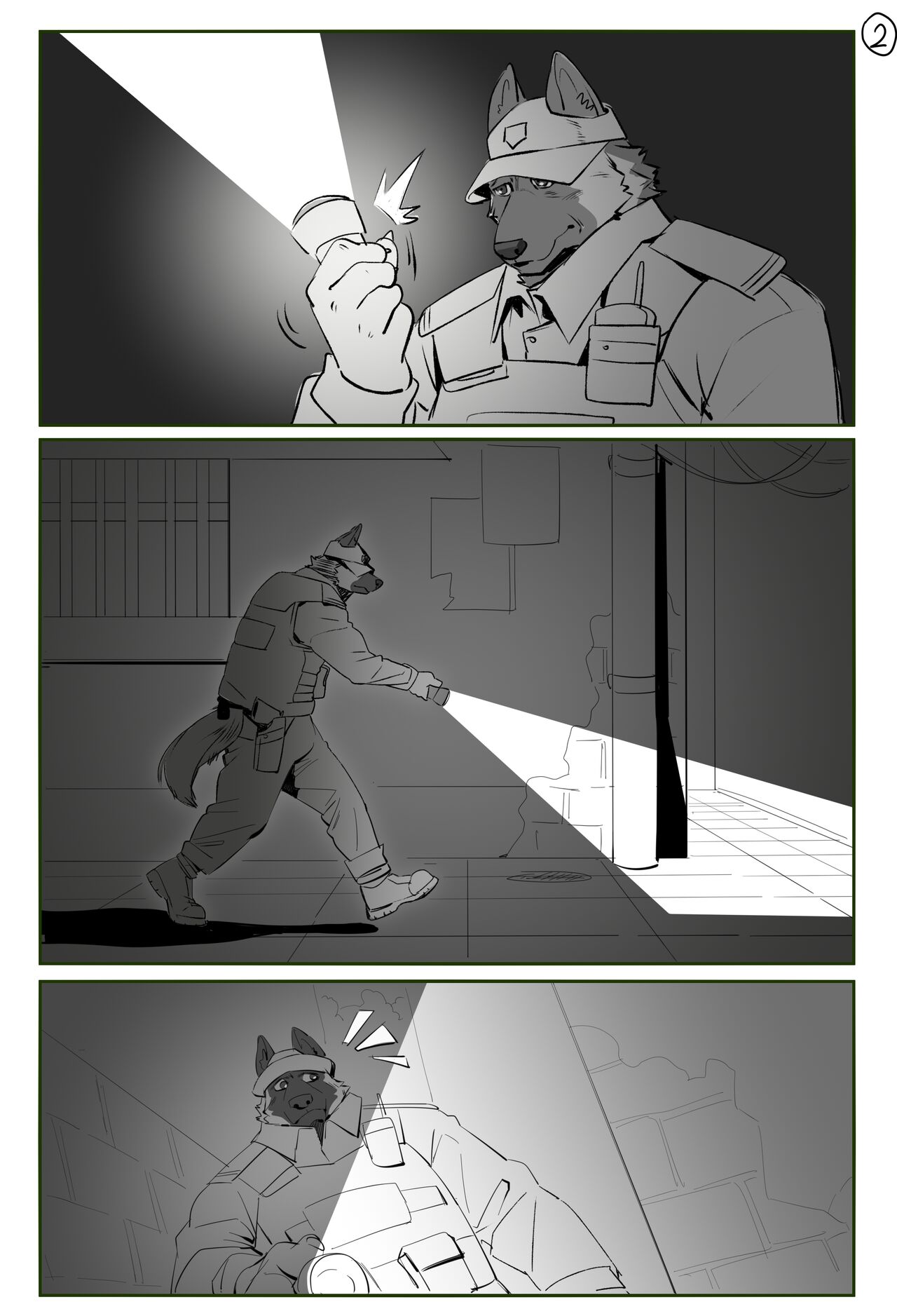 【酱爆】深巷警犬 page 3 full