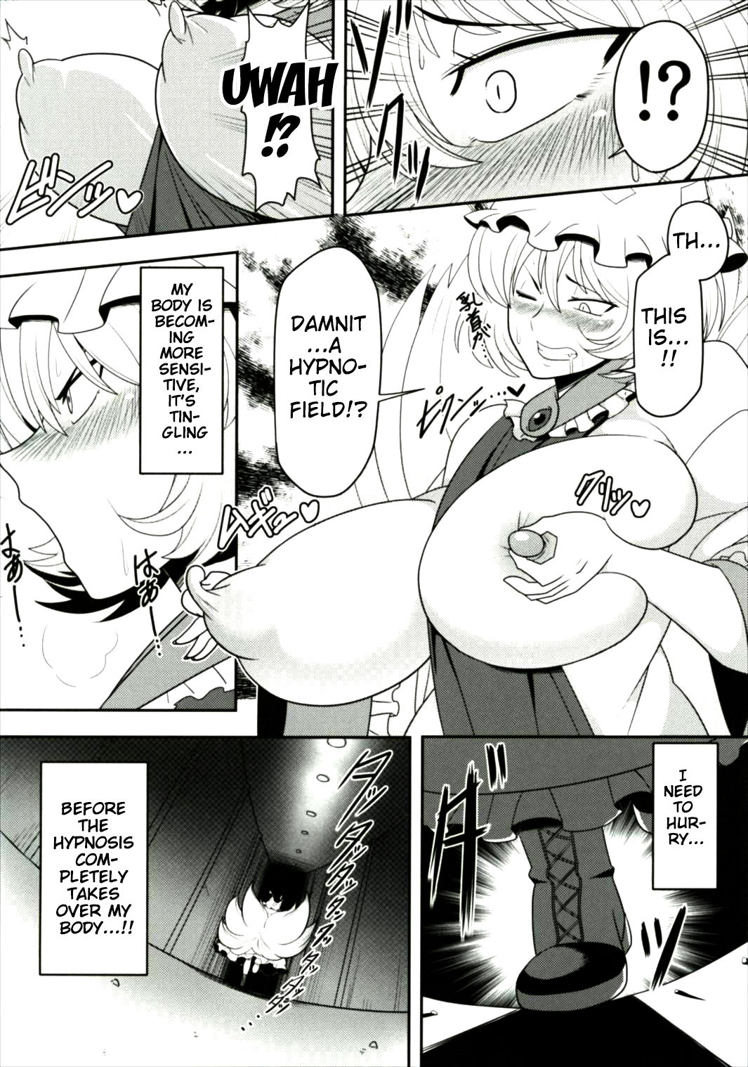 Yakumo Ran ga Saimin de Kyousei Hatsujou Saserarechau Hon page 3 full