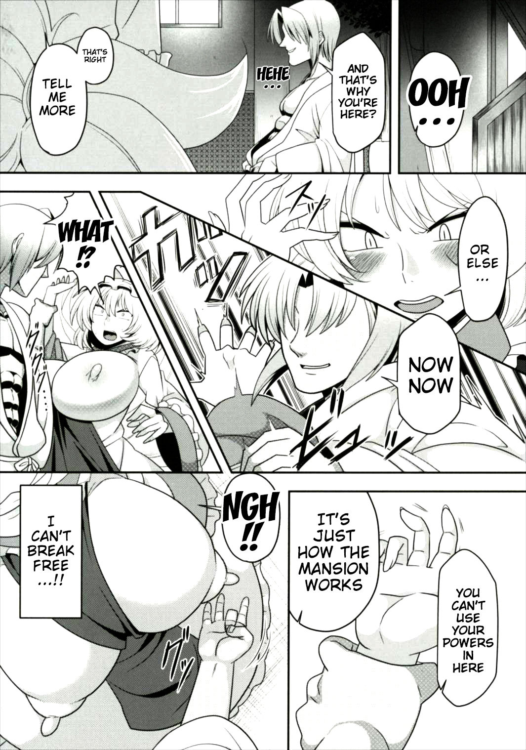 Yakumo Ran ga Saimin de Kyousei Hatsujou Saserarechau Hon page 4 full