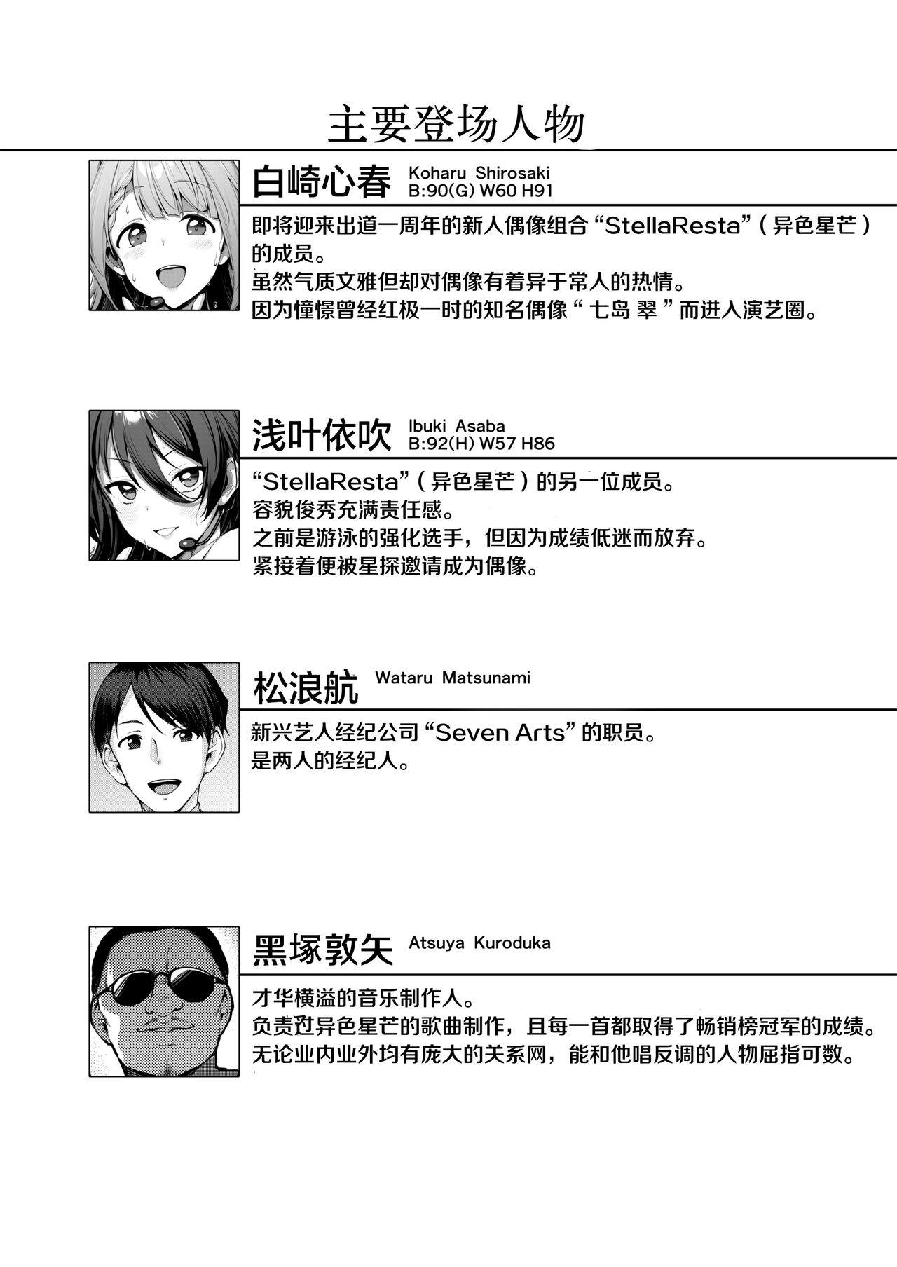 Kegareboshi Aka ~Yume to Joyoku ni Yureru Idol, Shirosaki Koharu~ 不洁之星・赤 ~在梦想与情欲之间彷徨的新人偶像、白崎心春~ page 3 full