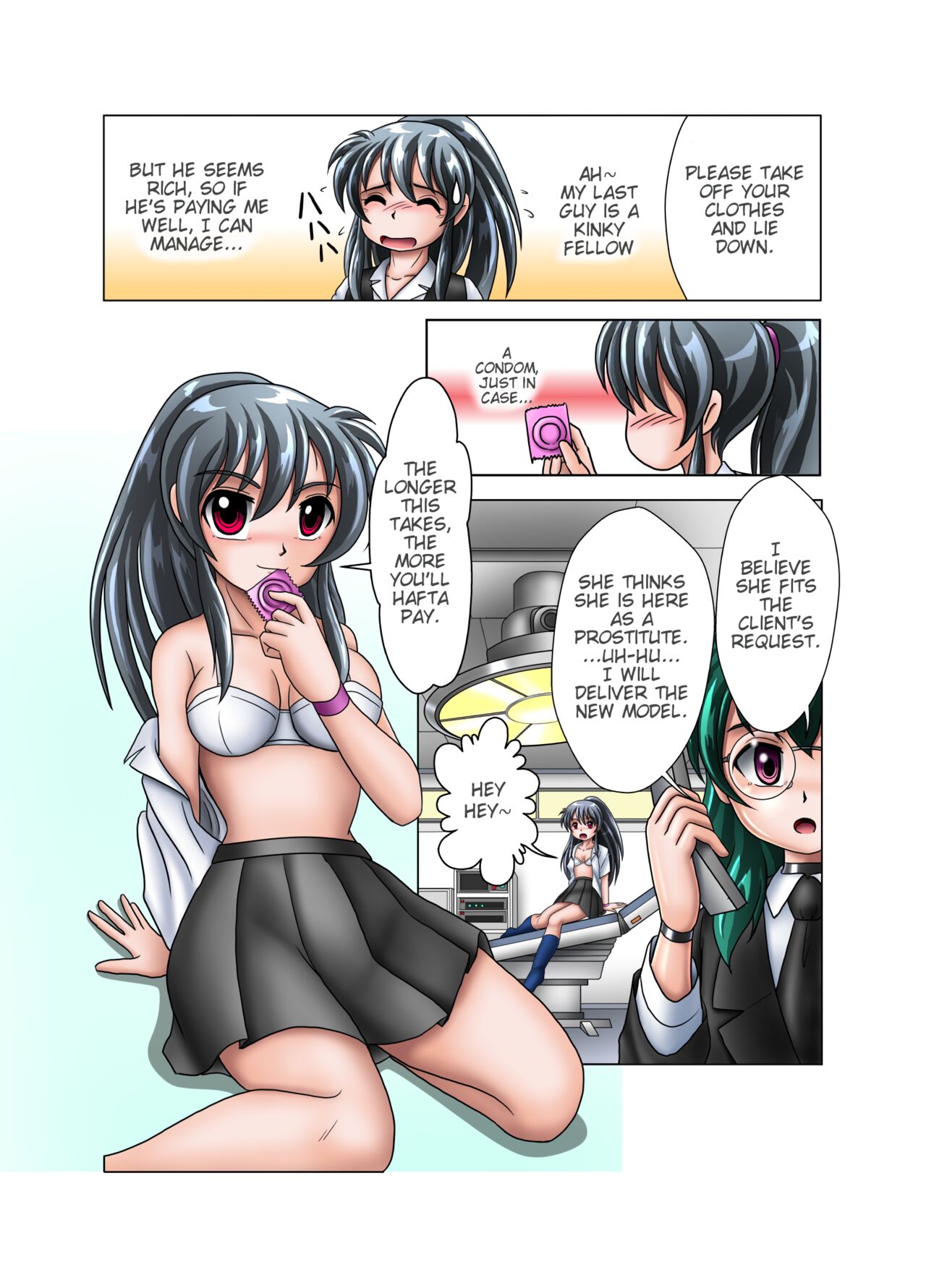 Kaizou Gakuen "Buchou-tachi no Black Beit" | Modification Academy "The Black Work of Club Presidents" page 5 full