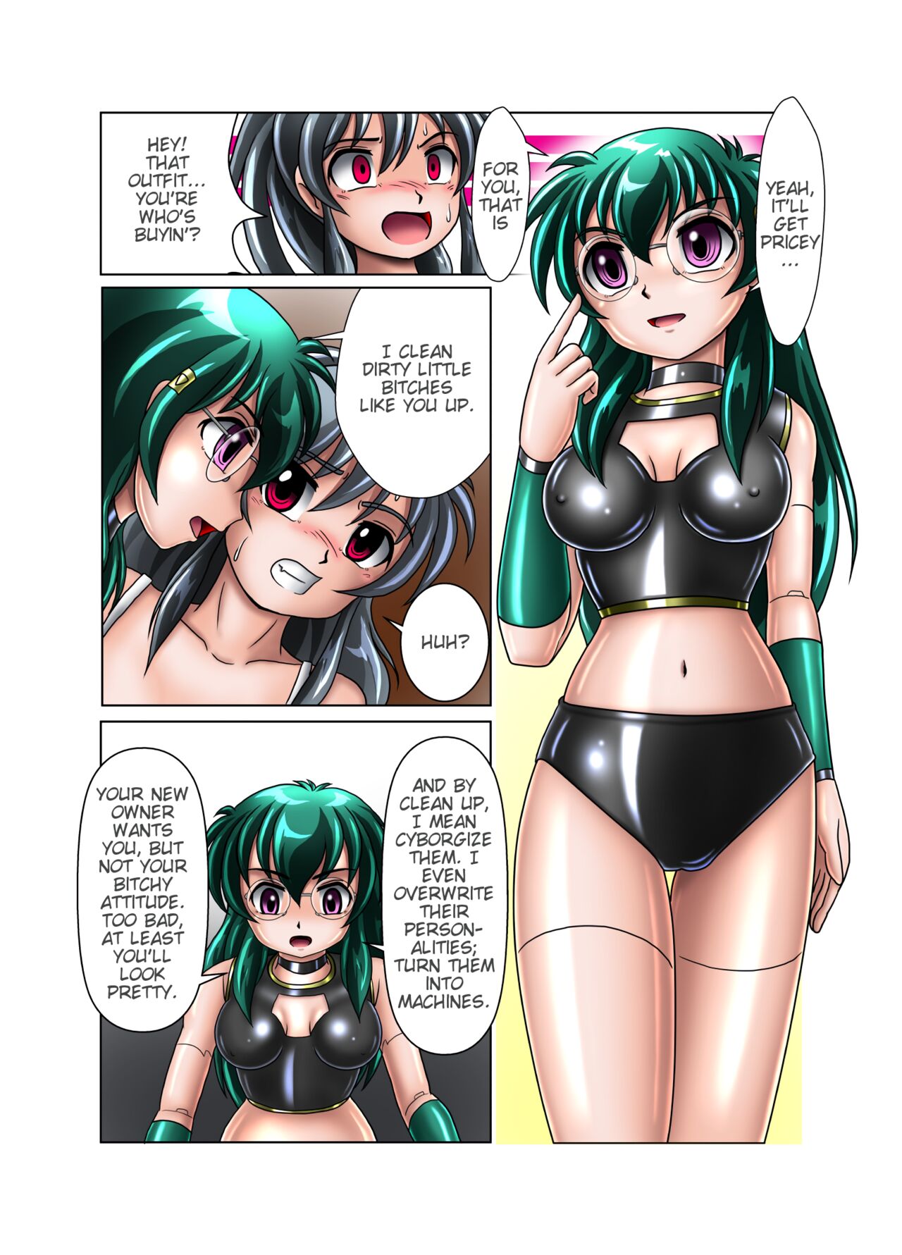 Kaizou Gakuen "Buchou-tachi no Black Beit" | Modification Academy "The Black Work of Club Presidents" page 6 full