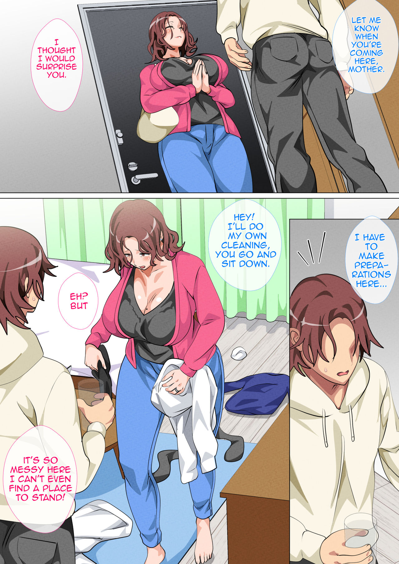 Musuko Ni Ai Ni Joukyou Shita Haha | Mother Visiting Her Son in Tokyo page 4 full