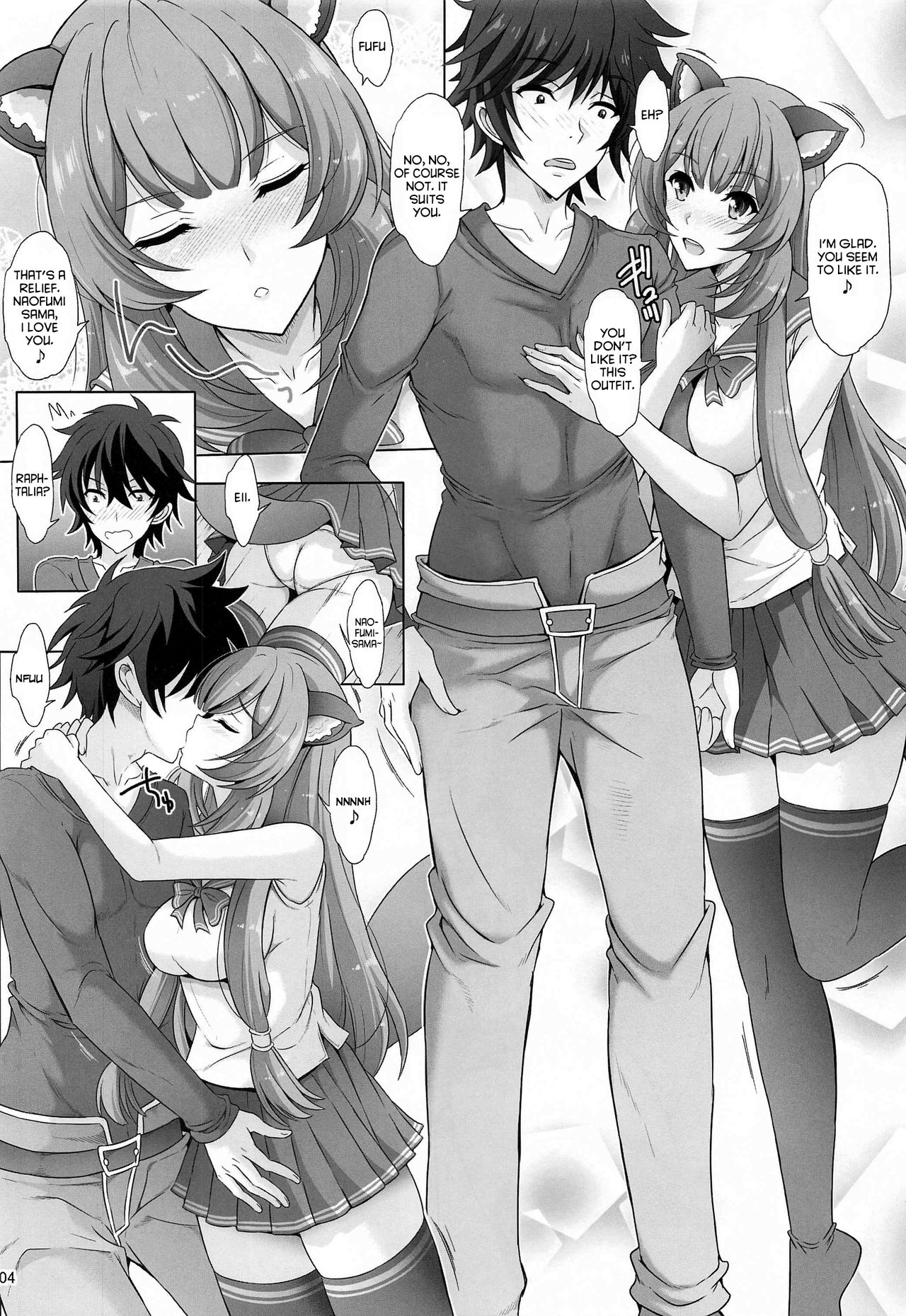 Yoru mo Sugoku Rippa na Yuusha-sama ni 1-ban Jouzu ni Gohoushi Dekiru no wa Raphtalia nandesu kara ne page 3 full