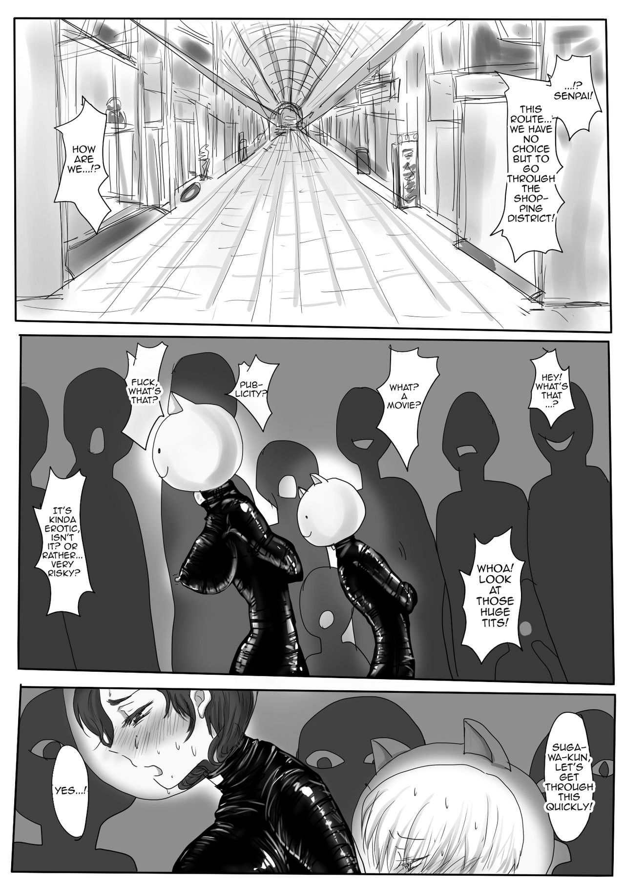 Couple Kyousei Yagai Roshutsu Mamedashi Zenshin Rubber de Zecchou Choukyou page 7 full