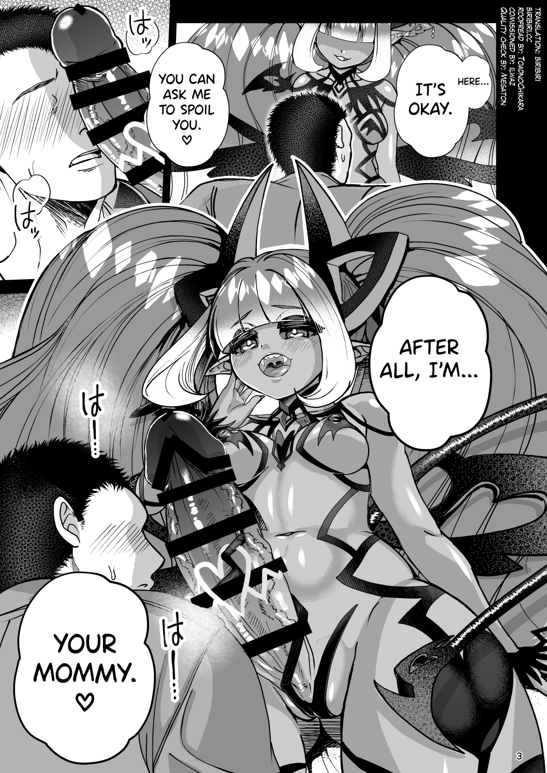 Futanari Devil Mama no Mesu ni Naru | I Became a Dickgirl Devil Mama's Bitch page 3 full