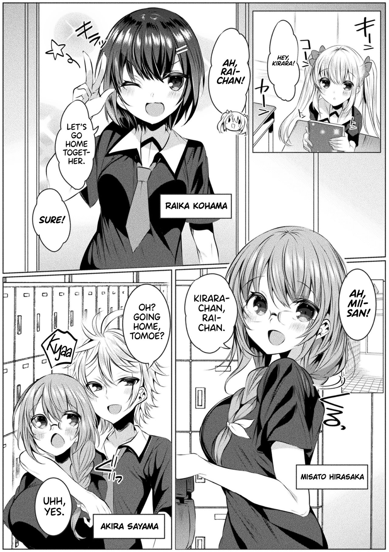 Kirara Kirara NTR Mahou Shoujo wa Kawatteiku.. THE COMIC Ch. 1 | Kirara Kirara NTR: The Magical Girl is Transforming... Ch. 1 page 4 full